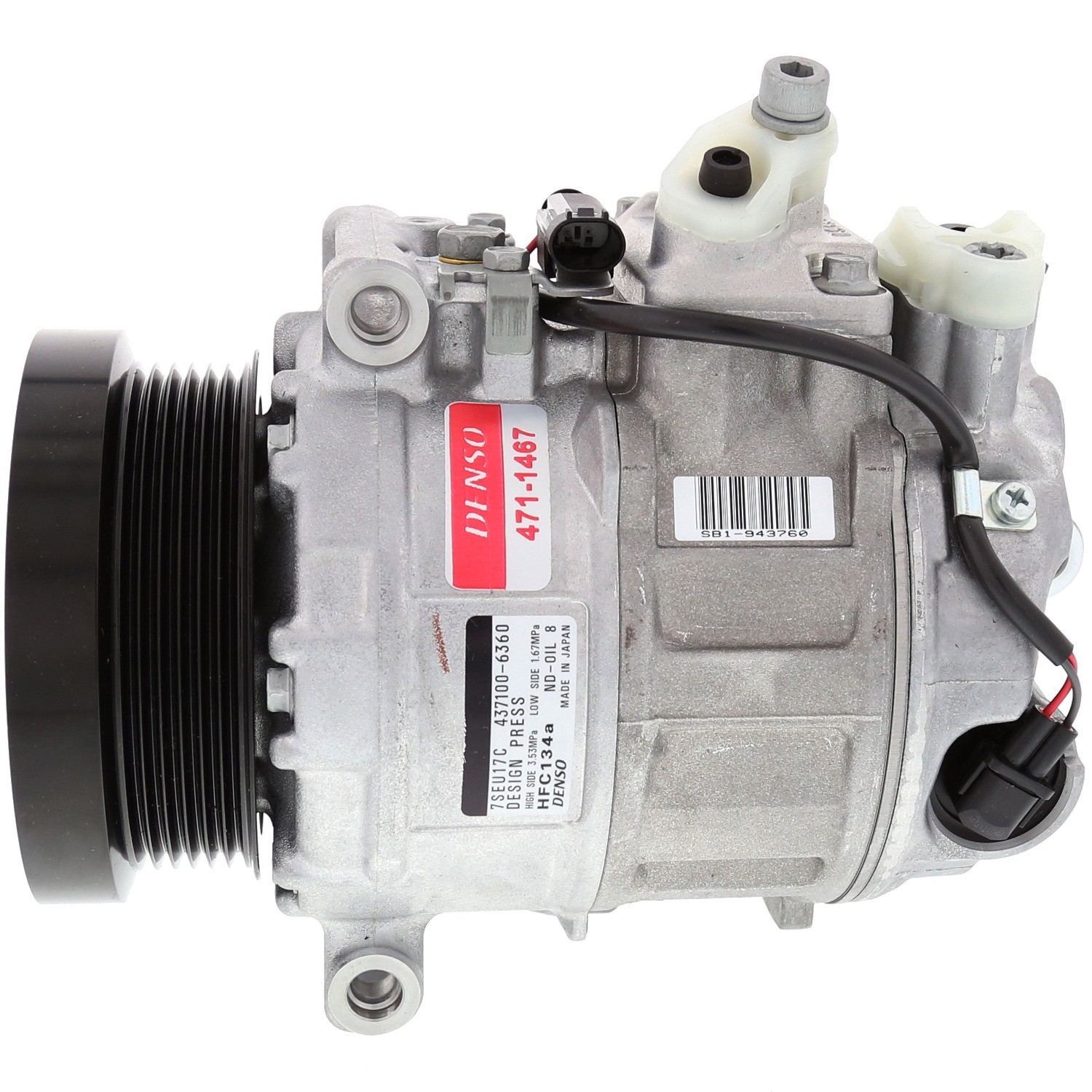 Denso 471-1467 NEW COMPRESSOR W/ CLUTCH - Image 3