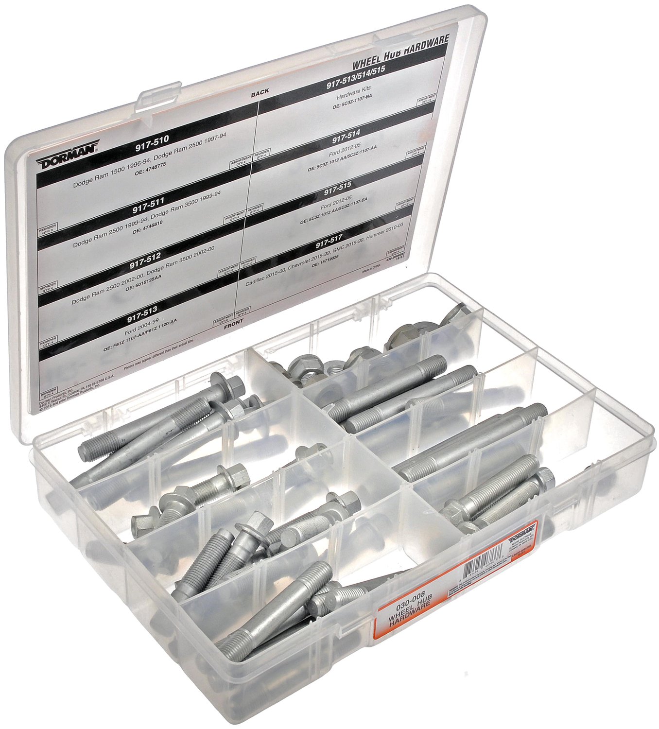Dorman 030-008 Hub Bolt Tech Tray