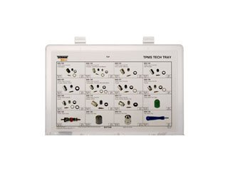 Dorman DOR-030-100 TPMS Tech Tray With 5 Each Of 11 Valve Core Kits, 25 Valve Cores, Assorted Caps - Image 2
