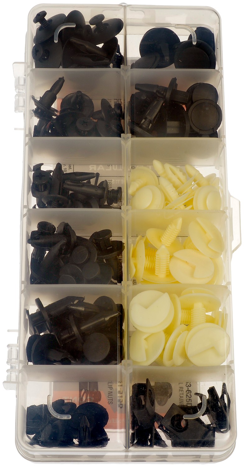 Dorman 030-735 Ford Fastener Tech Tray - Push-Type Retainers And Speed Nut - Image 2