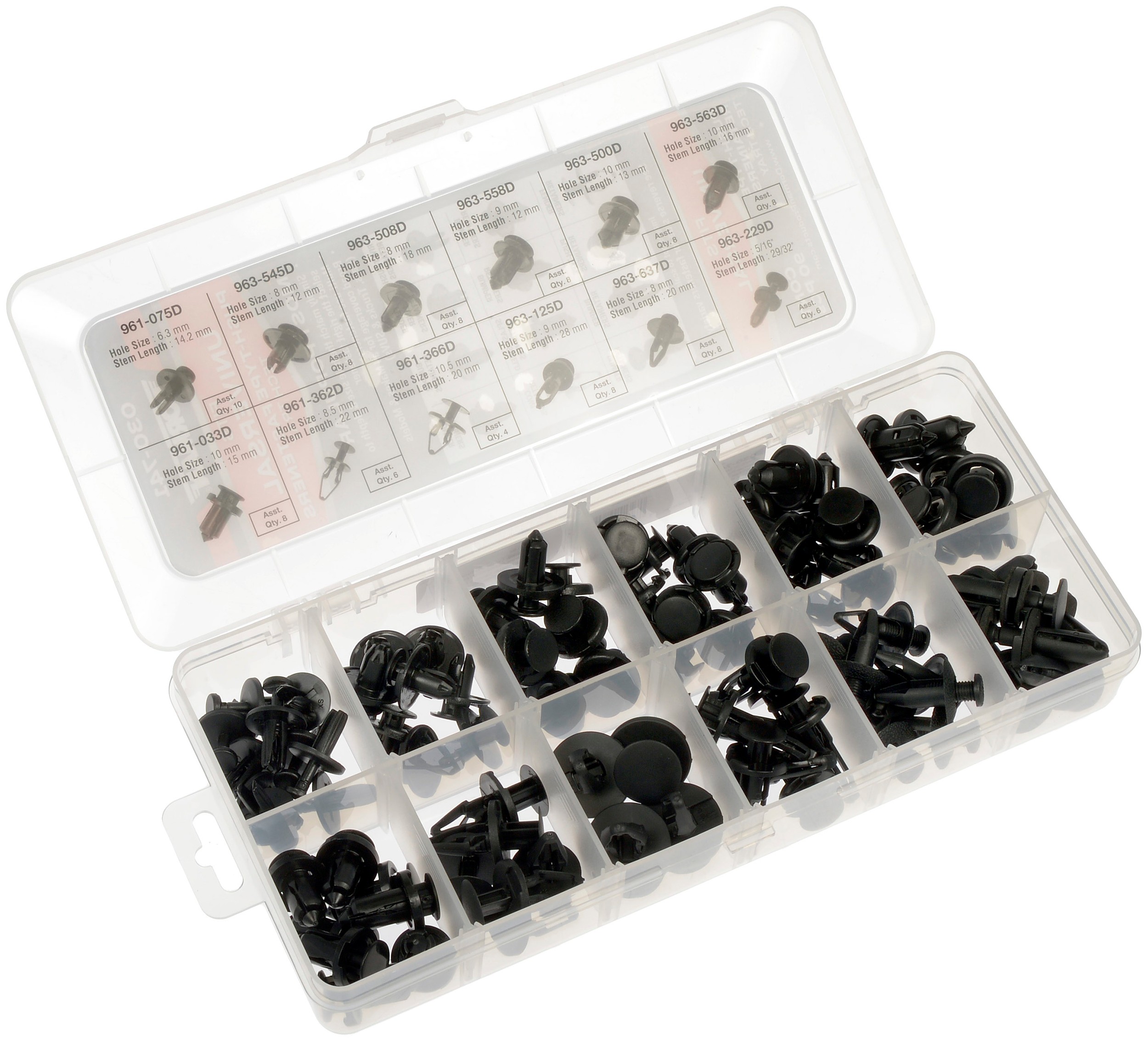 Dorman 030-741 Universal Push-Type Body Fastener Tech Tray - Image 2