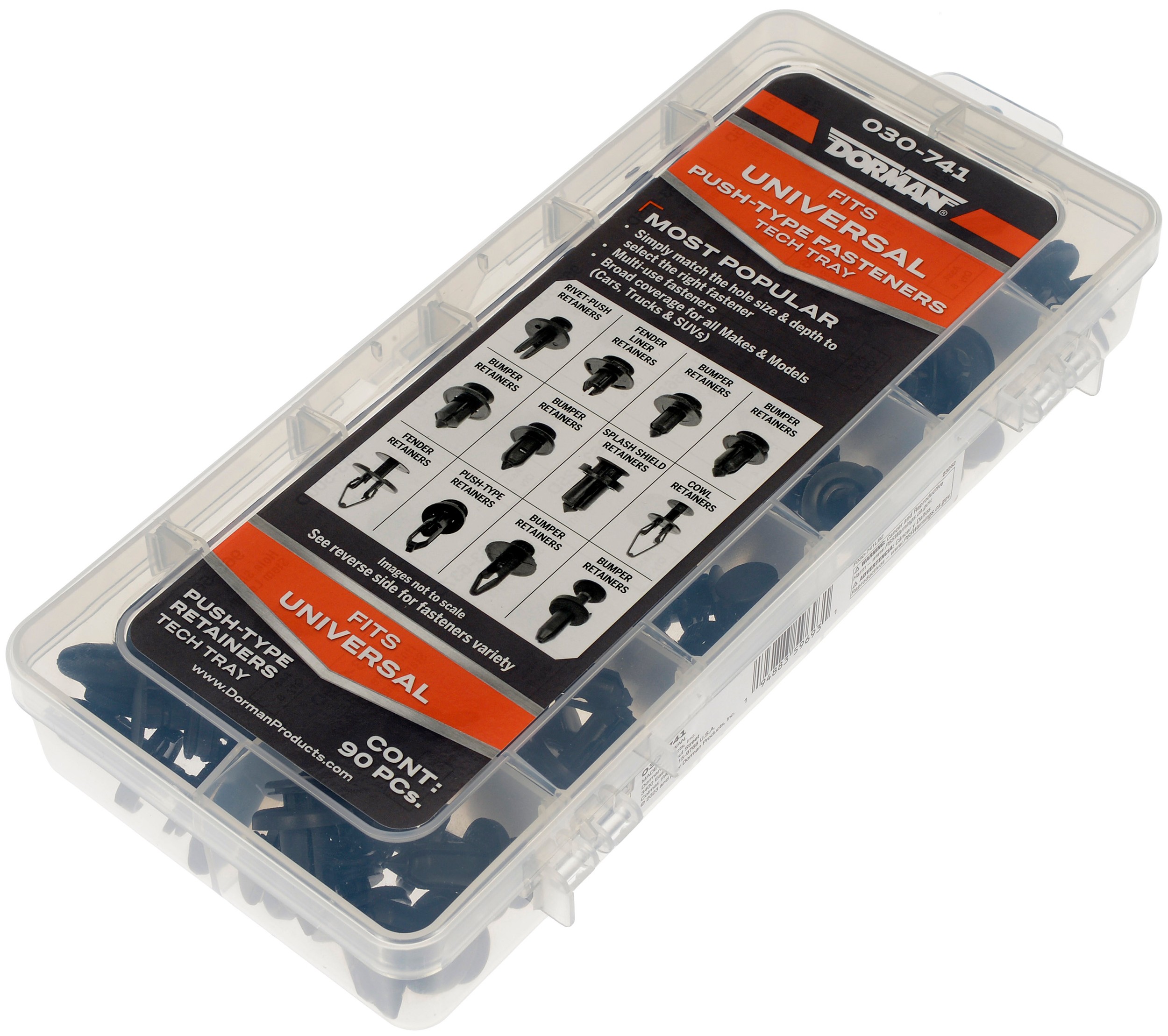 Dorman 030-741 Universal Push-Type Body Fastener Tech Tray - Image 3