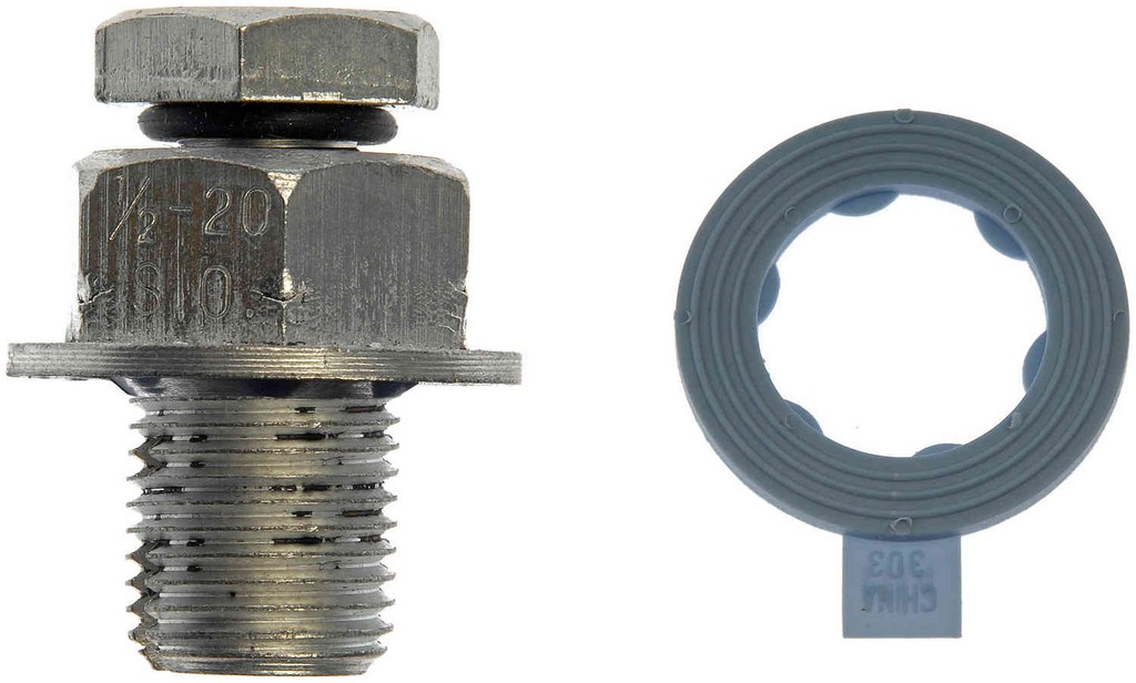 Dorman DOR-090-035 Oil Drain Plug Piggyback 1/2-20 S.O., Head Size 3/4 In.