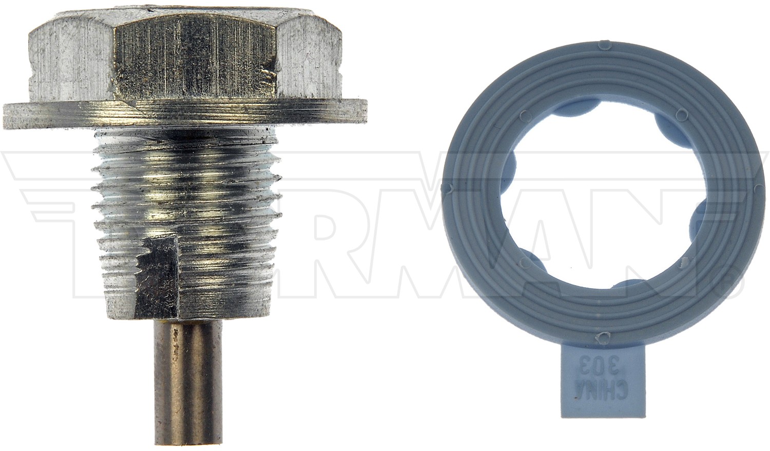 Dorman DOR-090-051CD Magnetic Oil Drain Plug 1/2-20 Single Oversized., Head Size 3/4 in