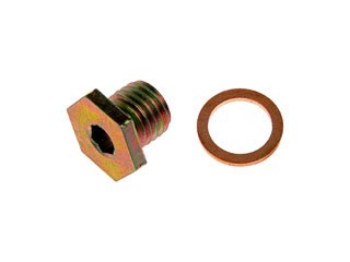 Dorman DOR-090-165 Oil Drain Plug Standard M12-1.50, Head Size 17Mm W/6Mm Countersunk Hex
