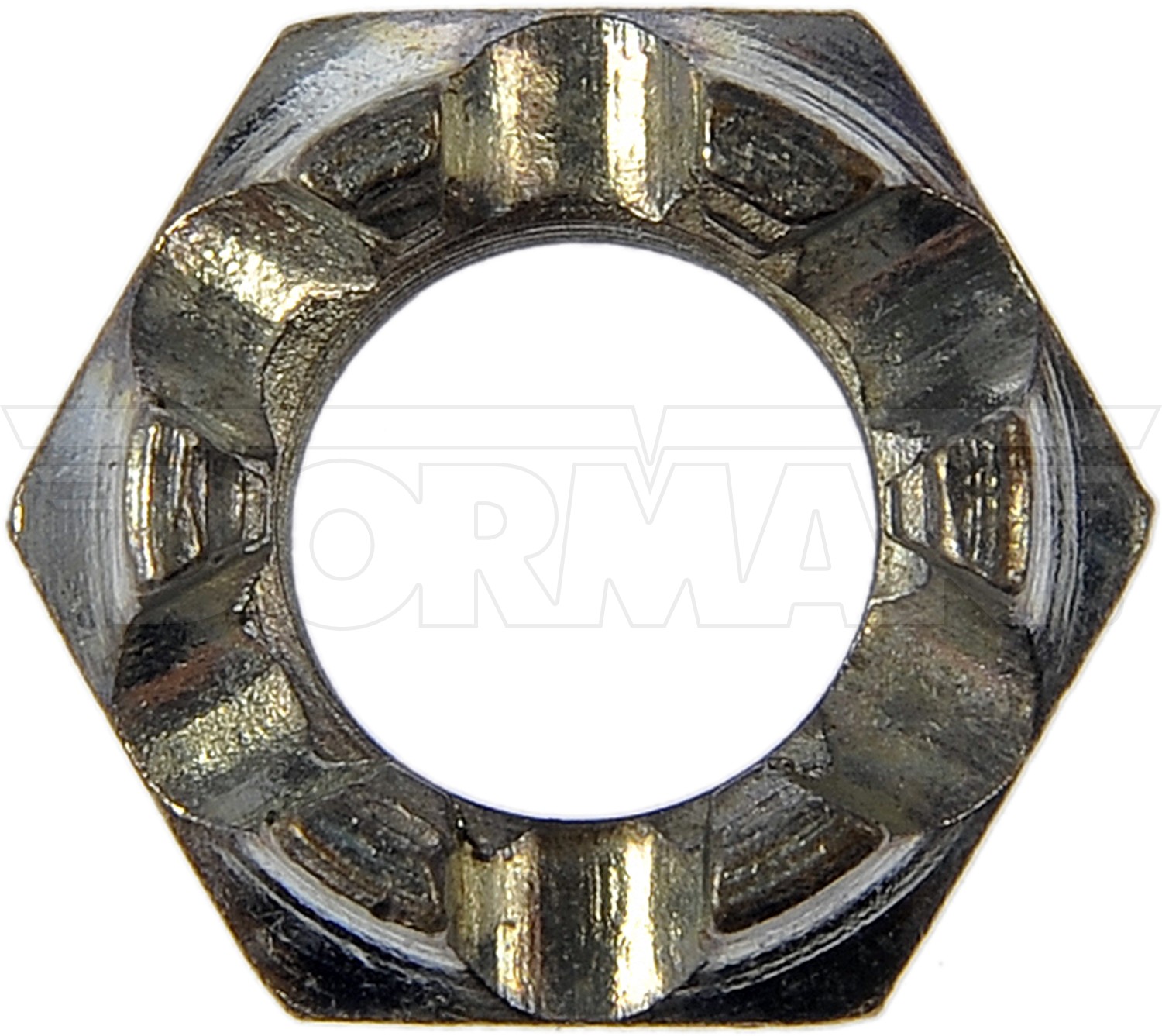 Dorman 220-012 Hex Nut-Castellated-Thread Size 3/8-24, Height 9/16 In.