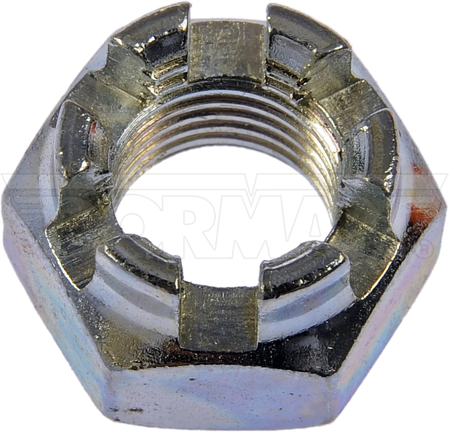 Dorman 220-013BX Hex Nut-Castellated-Thread Size; 7/16-20, Height; 11/16 In.