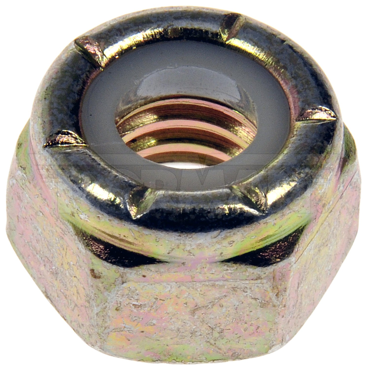 Dorman DOR-250-011 Hex Lock Nuts With Nylon Ring-Grade 2- Thread Size 5/16-18 In.