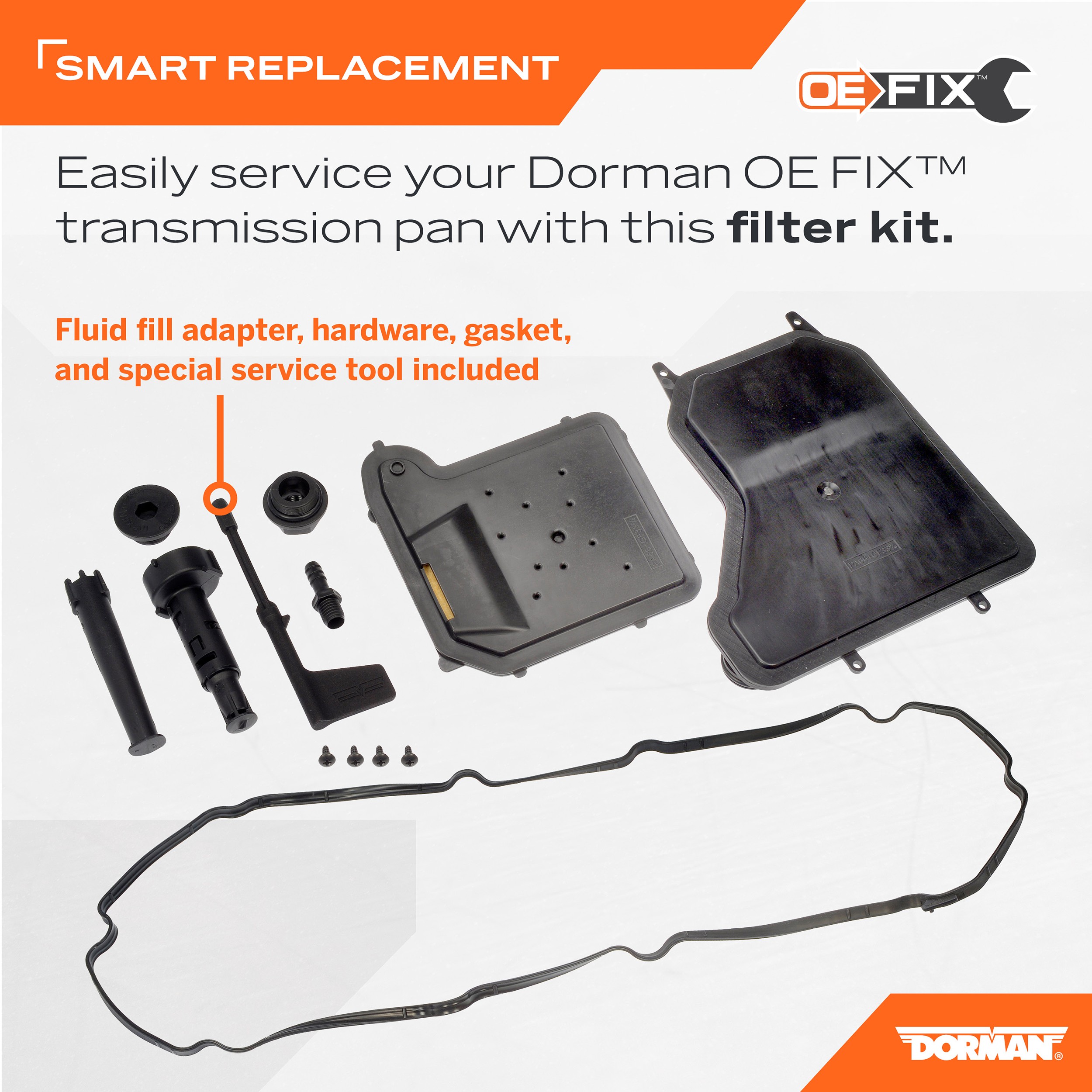 Dorman DOR-265-887F Transmission Pan Replacement Filter And Gasket For 265-887 - Image 2