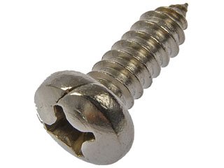 Dorman DOR-395-061 Self Tapping-Stainless Steel-Pan Phillips Head Screw-No. 14 x 3/4 In.