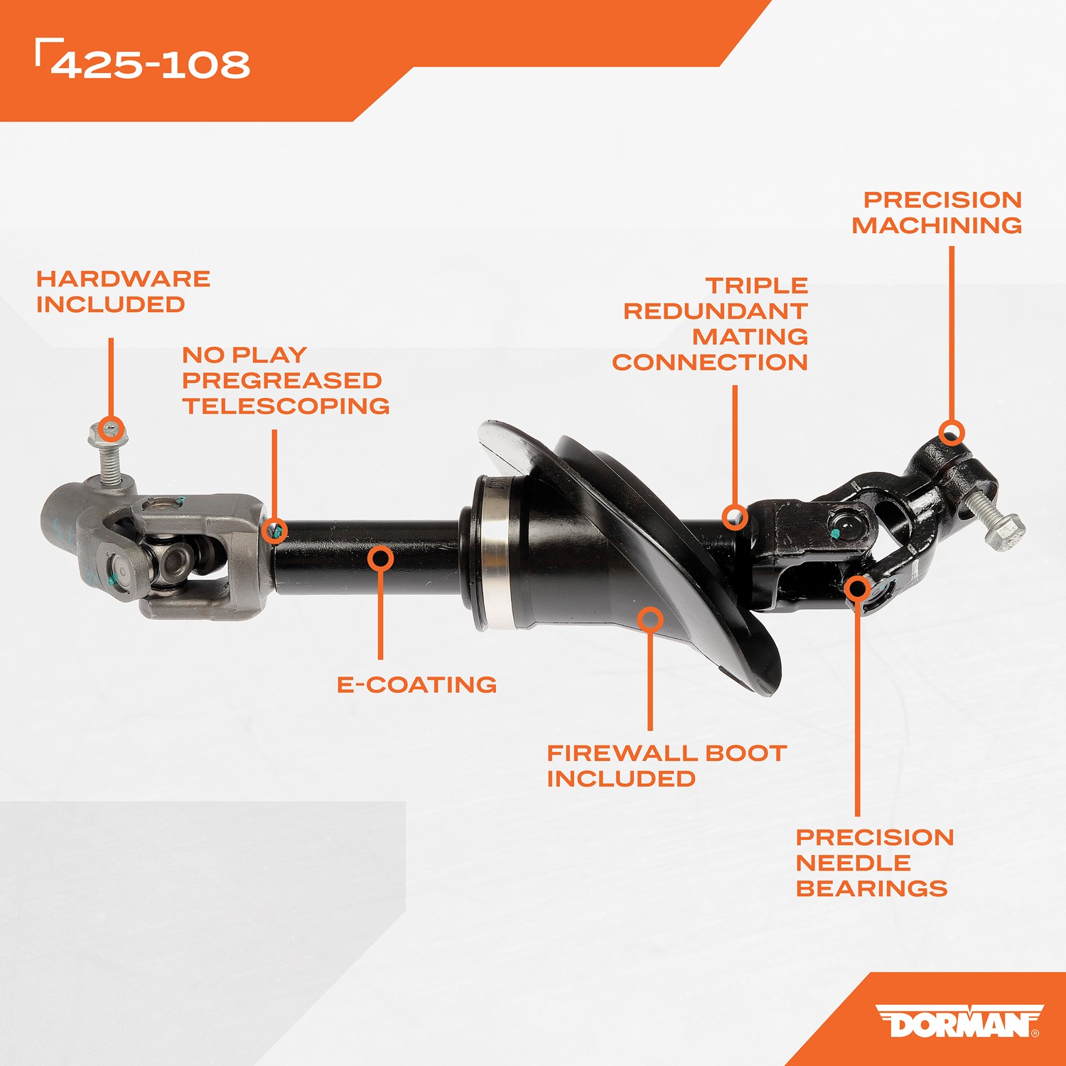 Dorman DOR-425-108 Intermediate Steering Shaft - Image 5