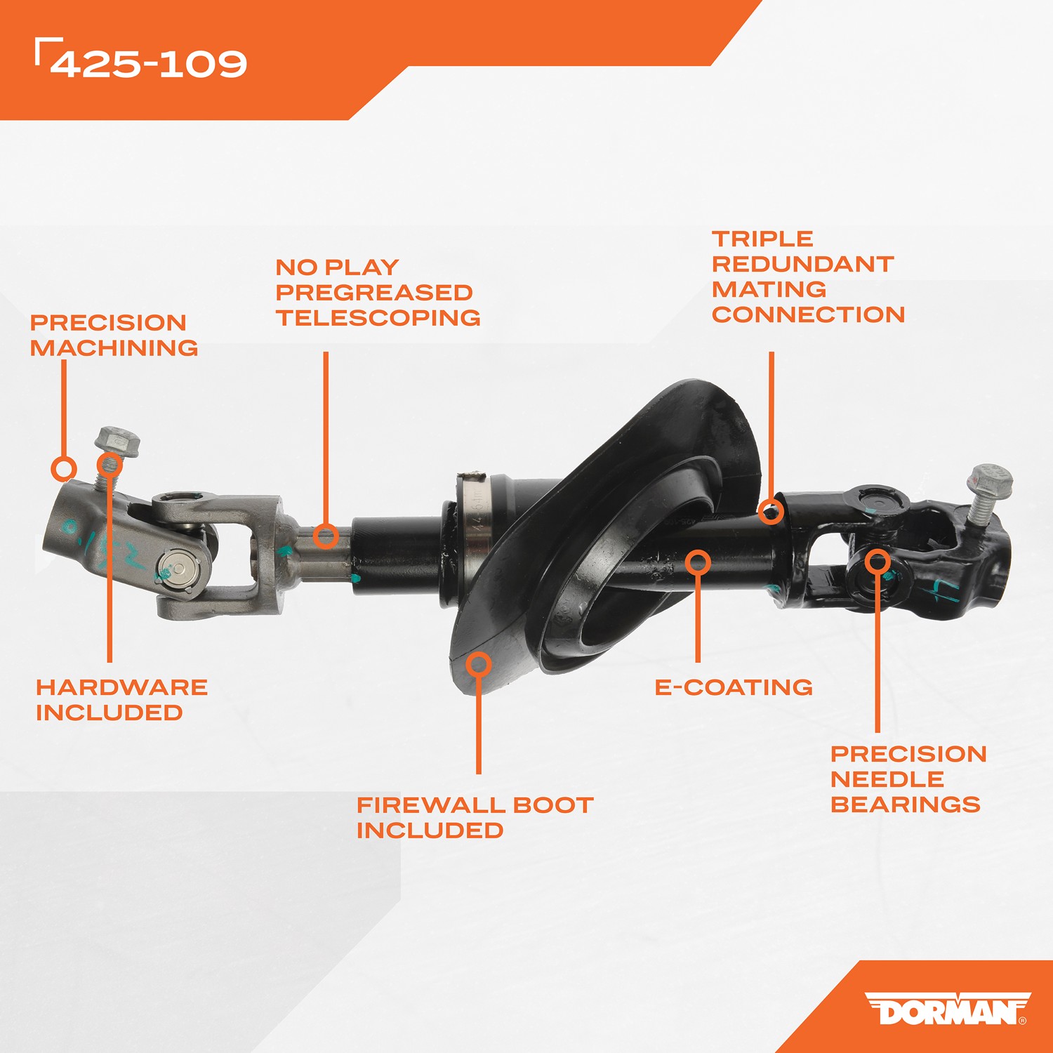Dorman DOR-425-109 Intermediate Steering Shaft - Image 4
