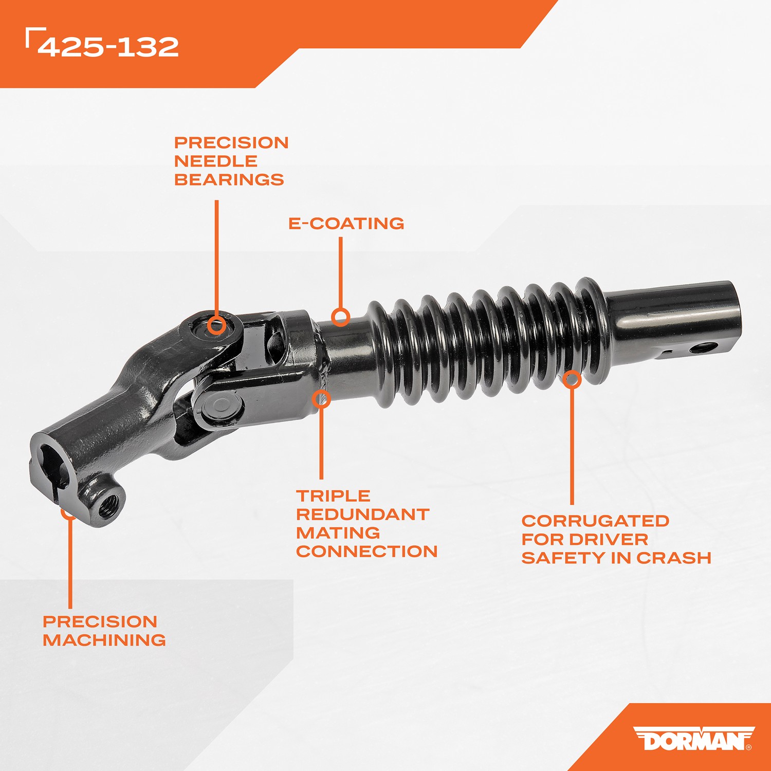 Dorman DOR-425-132 Lower Intermediate Steering Shaft - Image 9