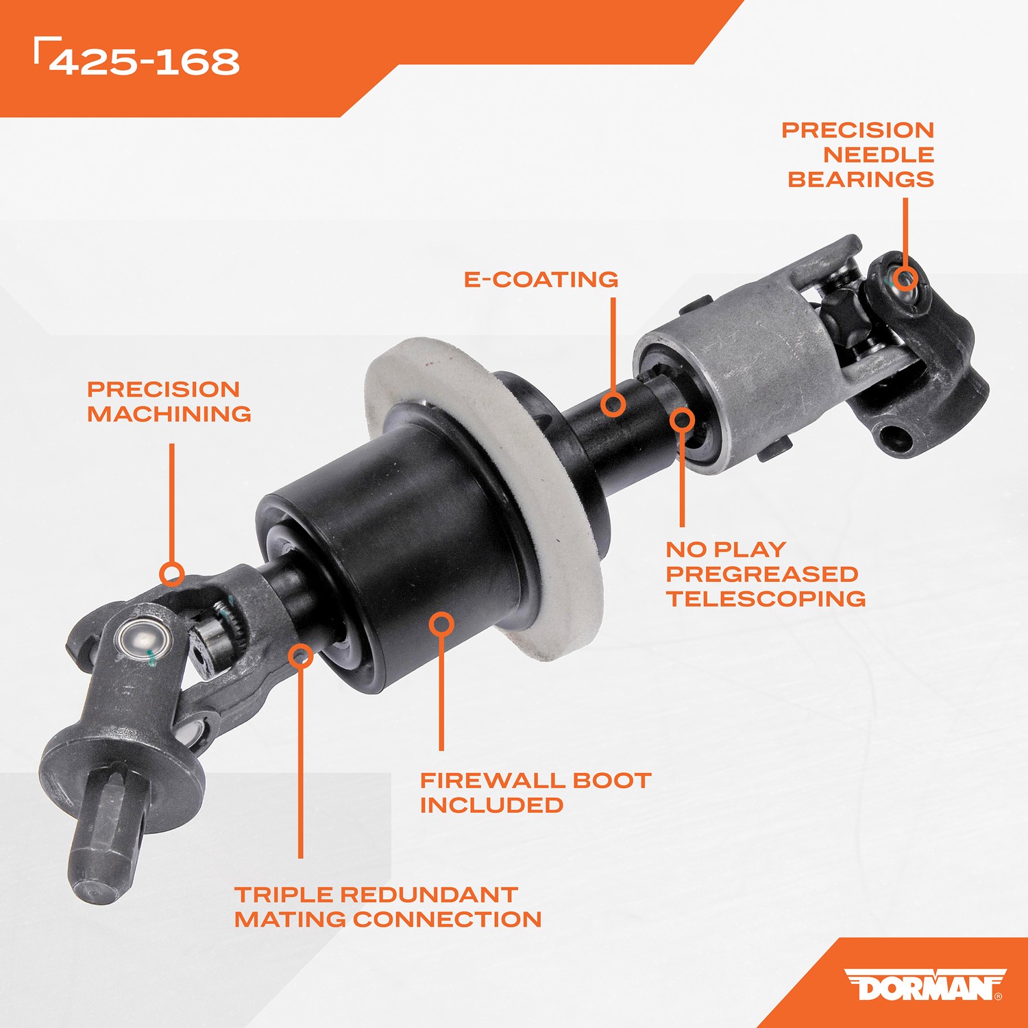 Dorman DOR-425-168 Intermediate Steering Shaft - Image 10