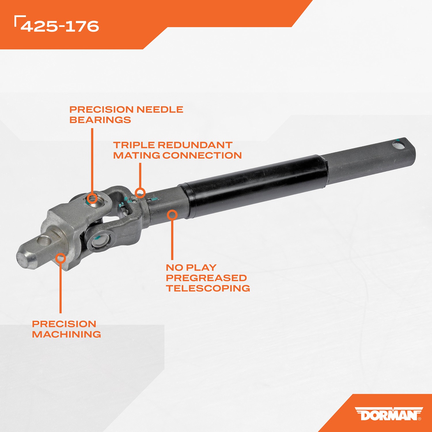 Dorman DOR-425-176 Upper Intermediate Steering Shaft - Image 2