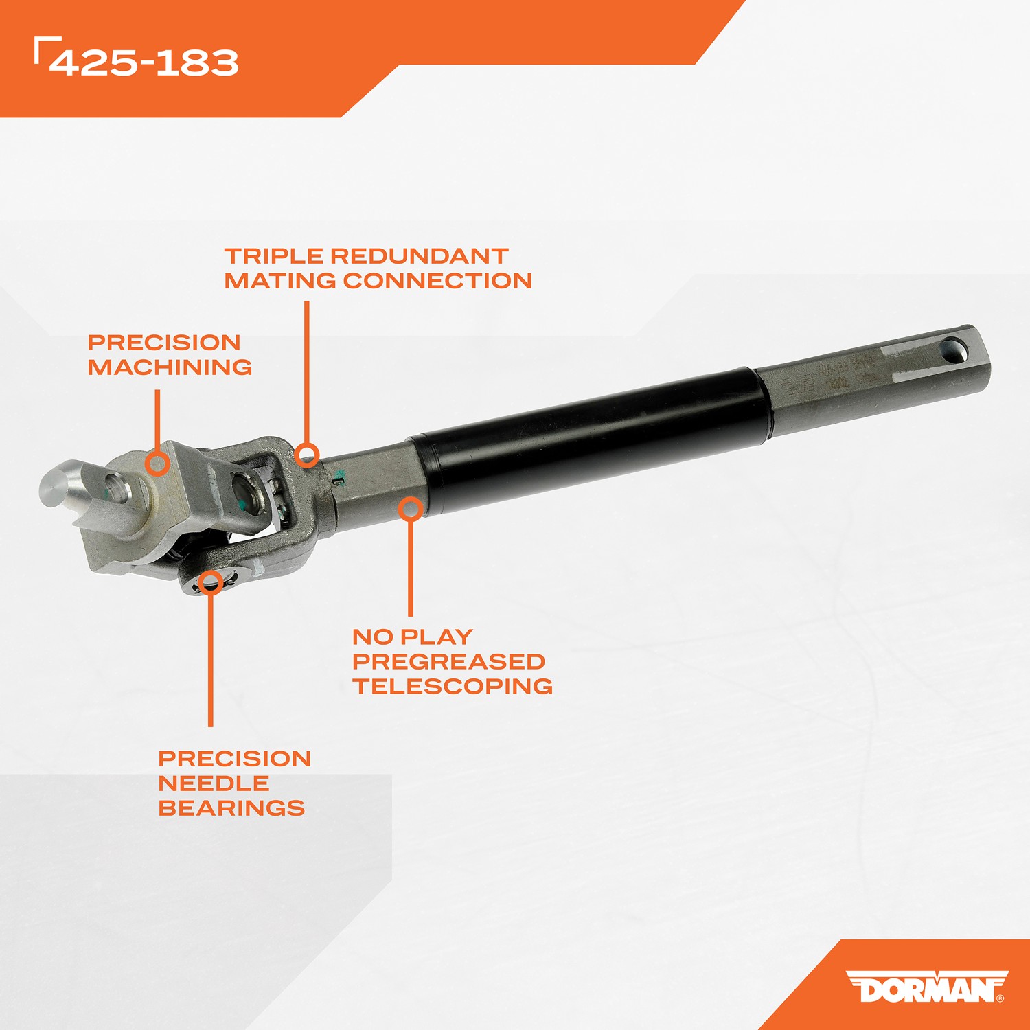 Dorman DOR-425-183 Upper Intermediate Steering Shaft - Image 6