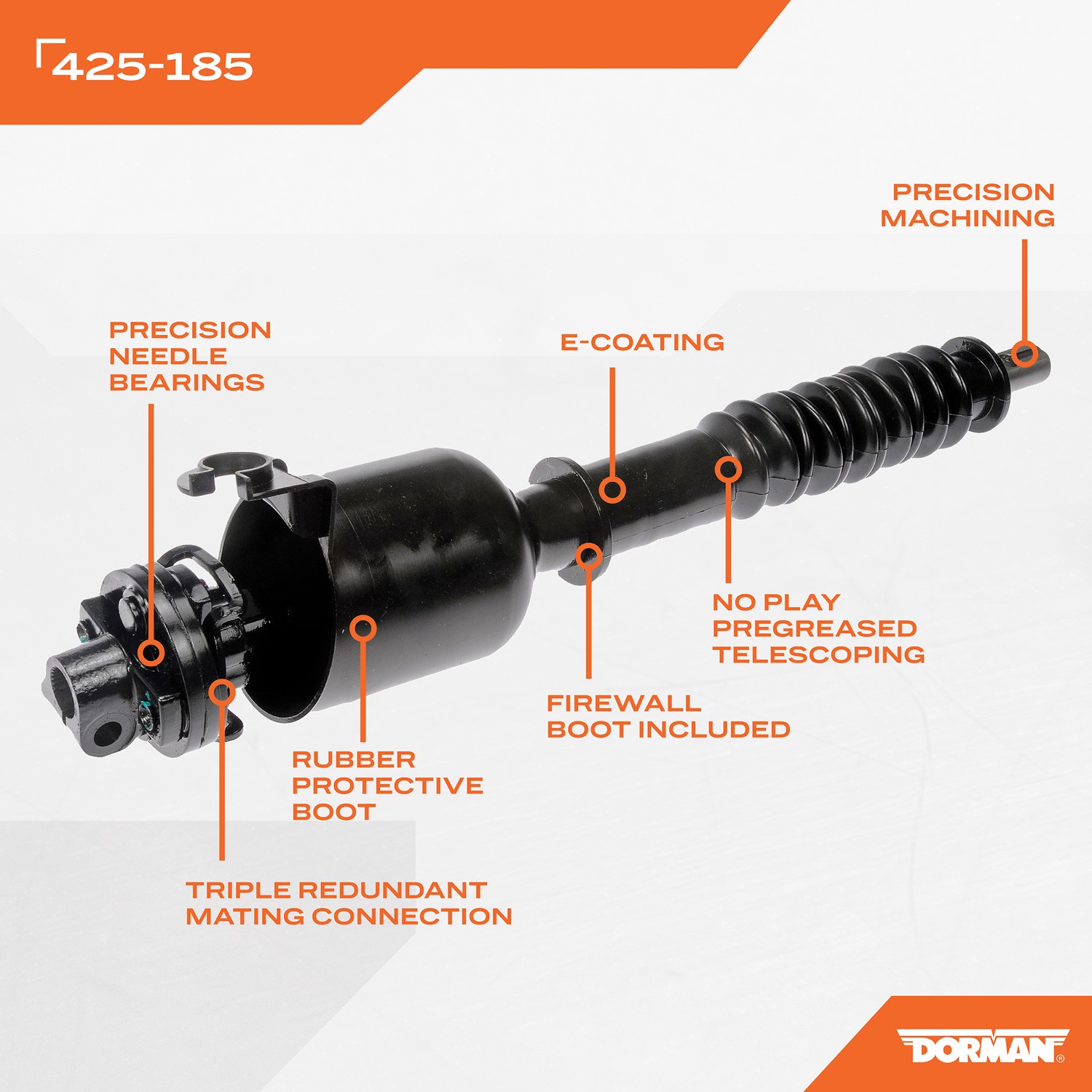 Dorman DOR-425-185 Lower Intermediate Steering Shaft