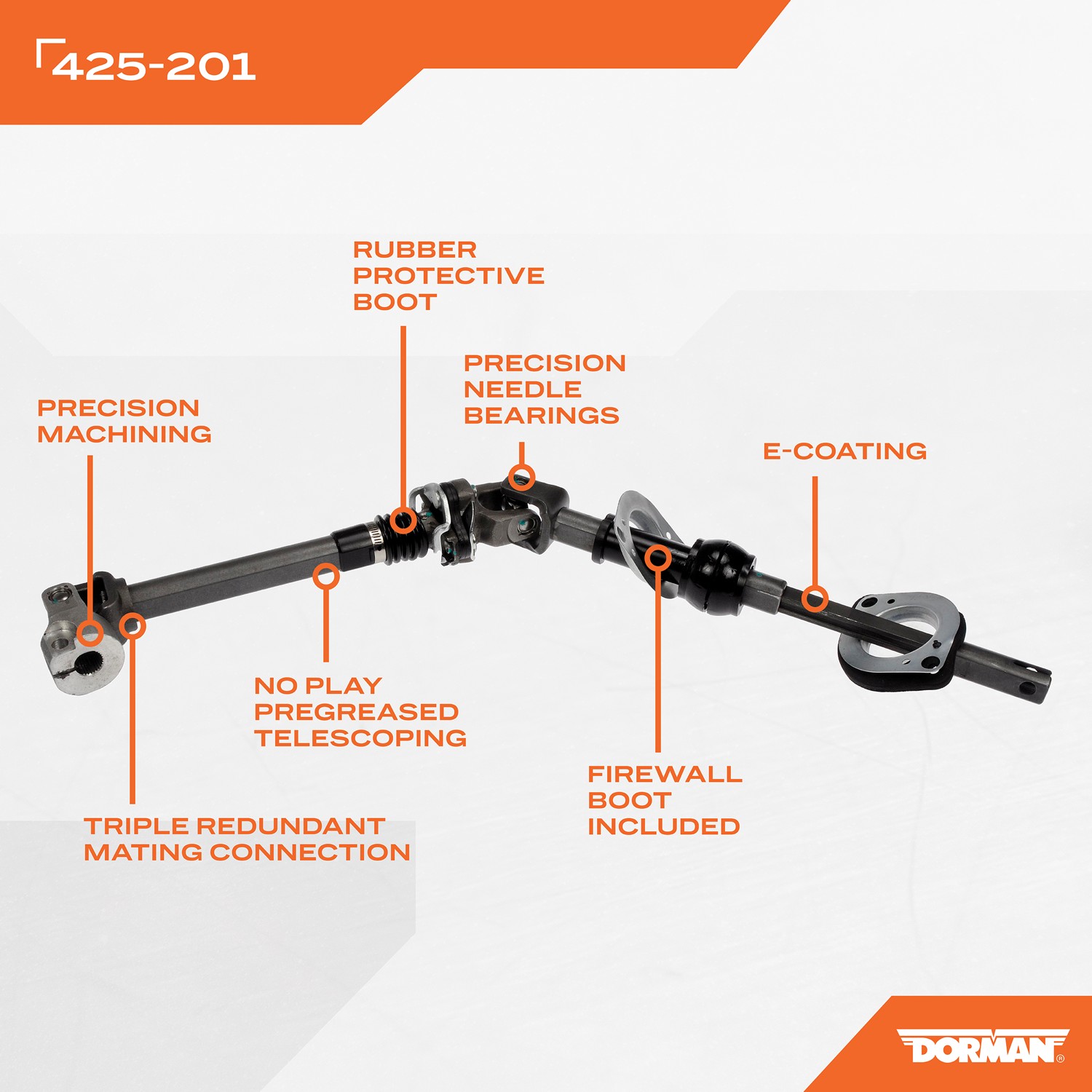 Dorman DOR-425-201 Intermediate Steering Shaft