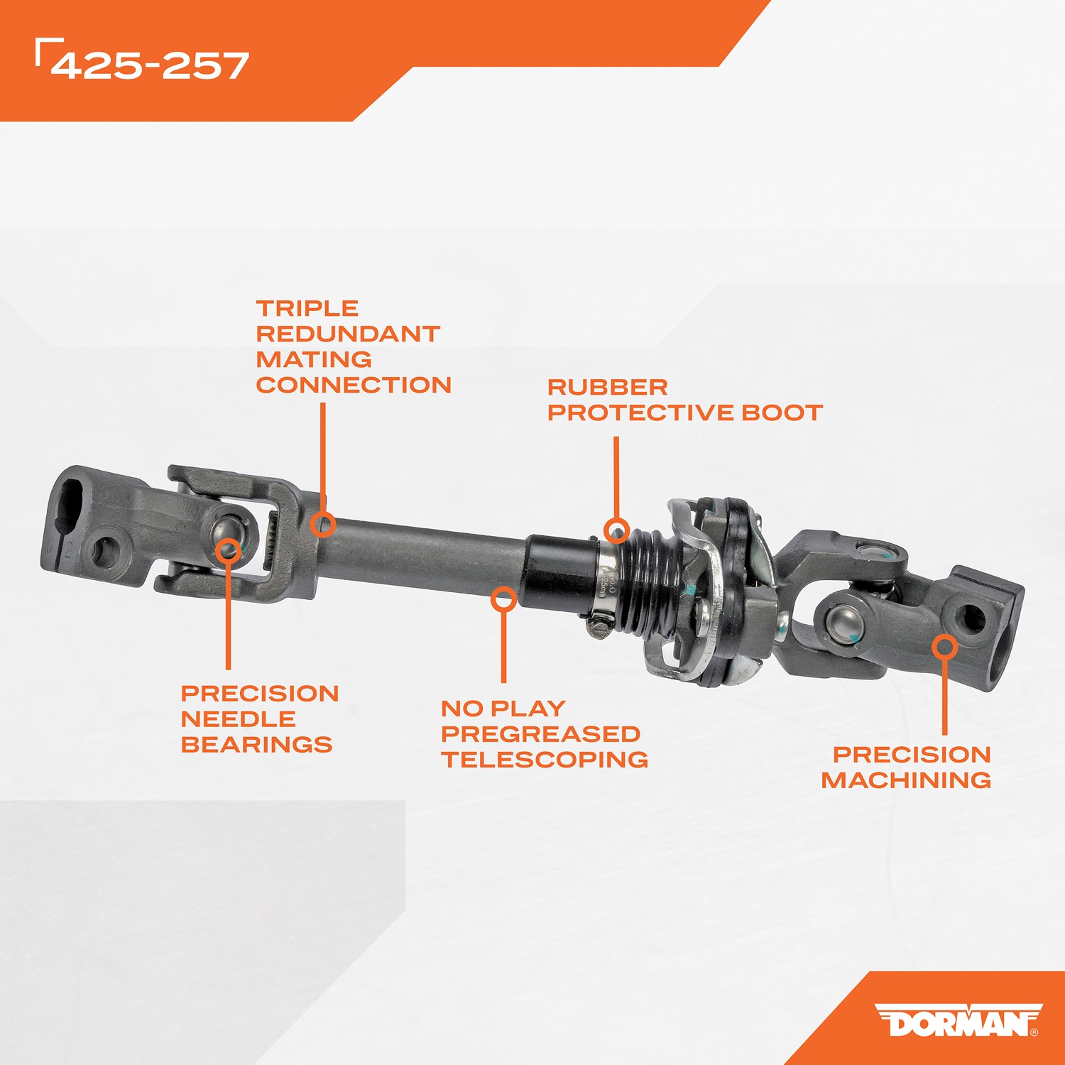 Dorman DOR-425-257 Lower Steering Shaft - Image 4