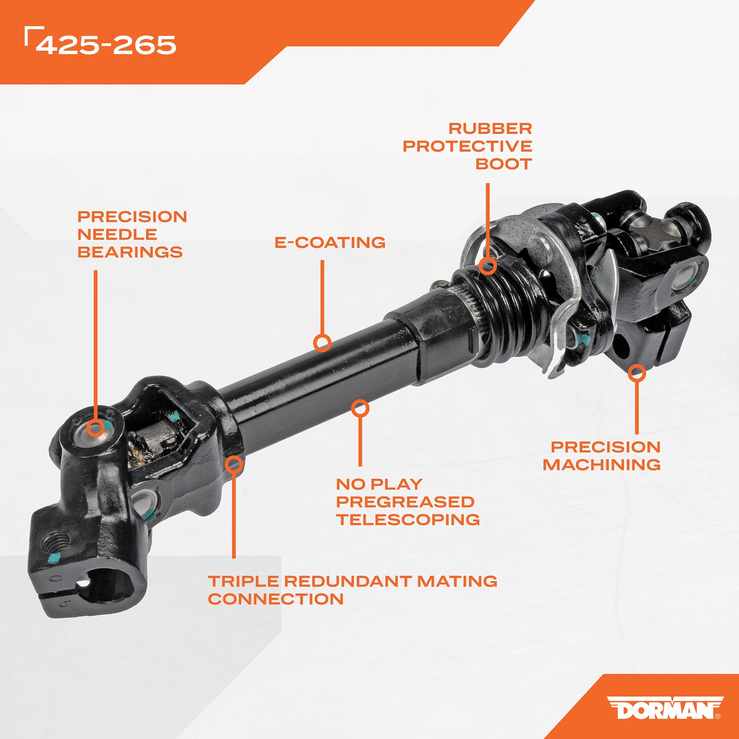 Dorman DOR-425-265 Lower Steering Shaft - Image 2