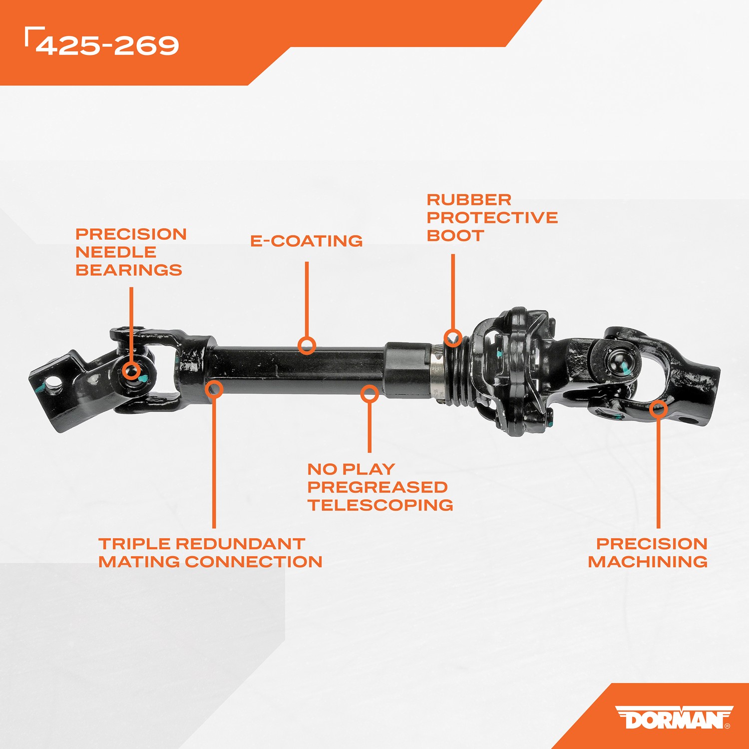 Dorman DOR-425-269 Lower Steering Shaft - Image 8