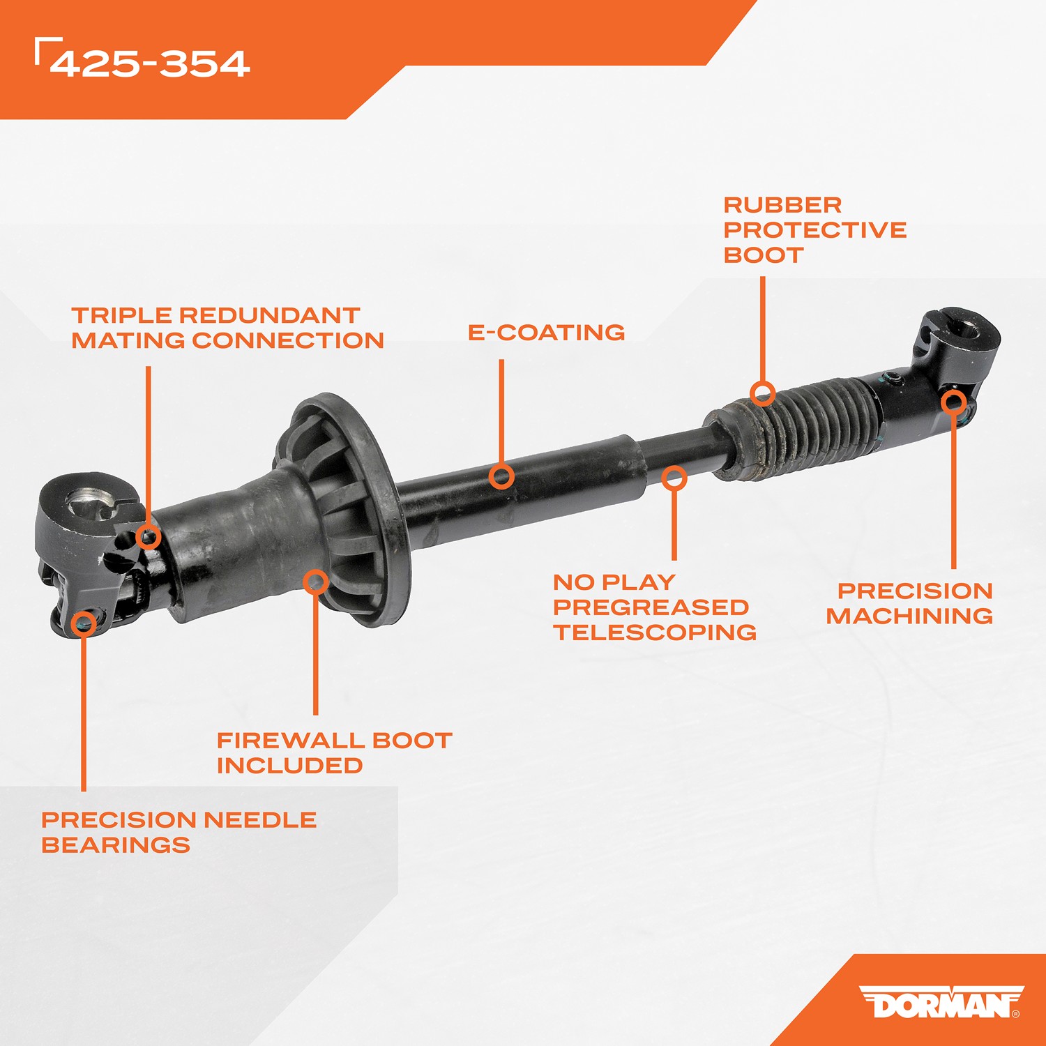 Dorman DOR-425-354 Lower Steering Shaft - Image 5