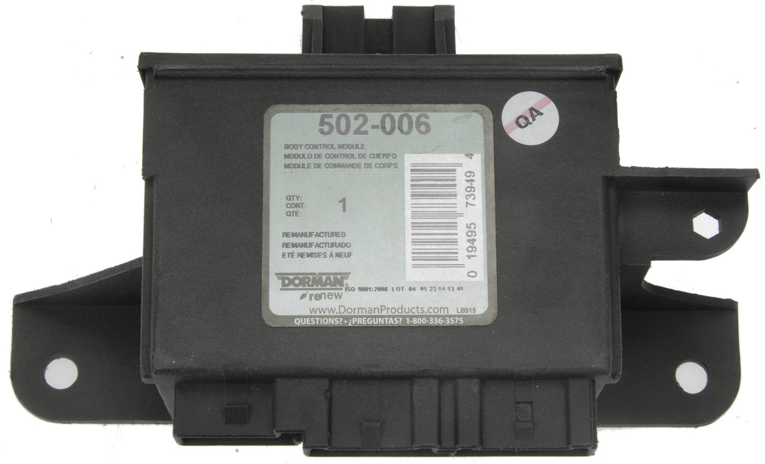Dorman DOR-502-006 Remanufactured Body Control Module - Image 3