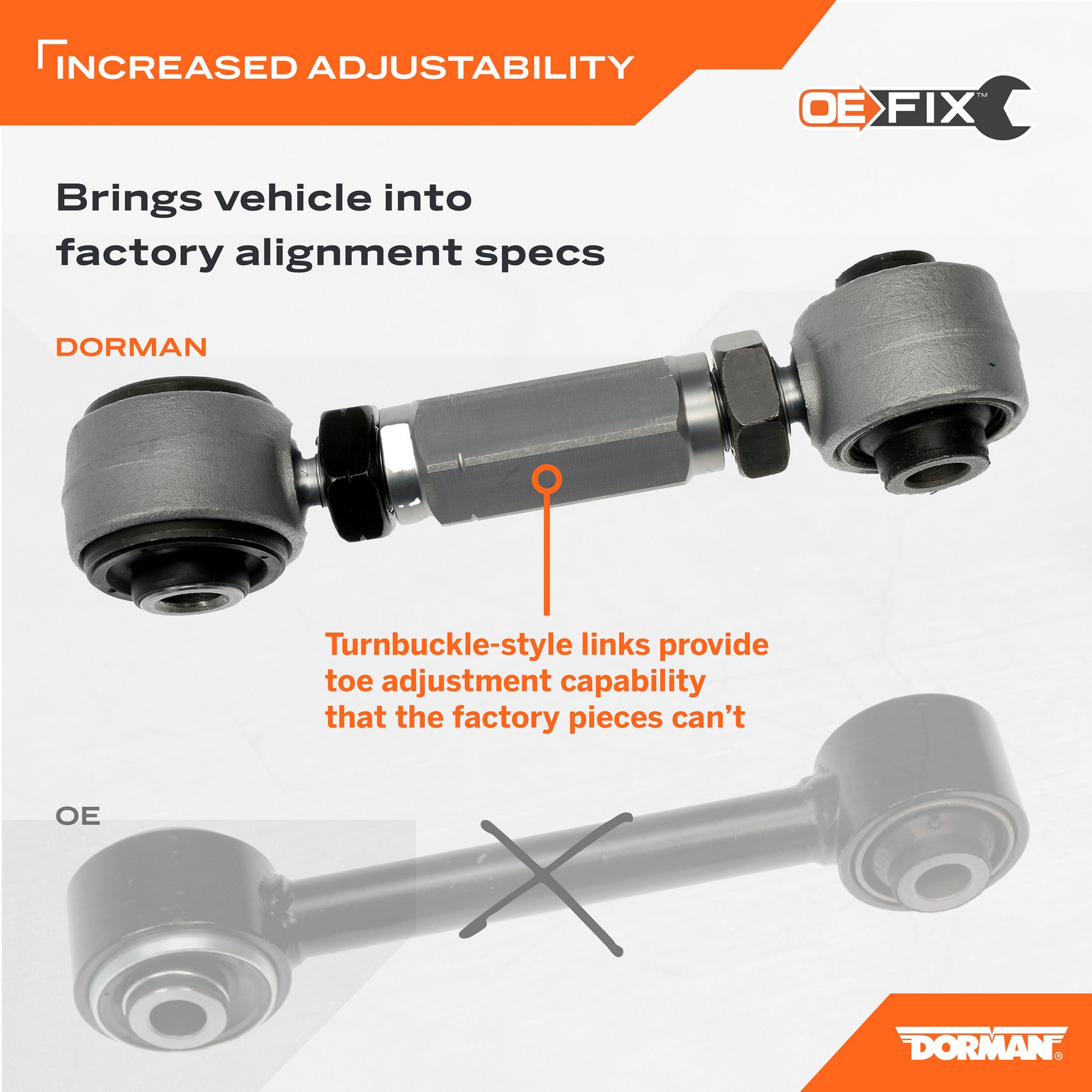 Dorman DOR-526-032 Alignment Toe Arm - Image 3