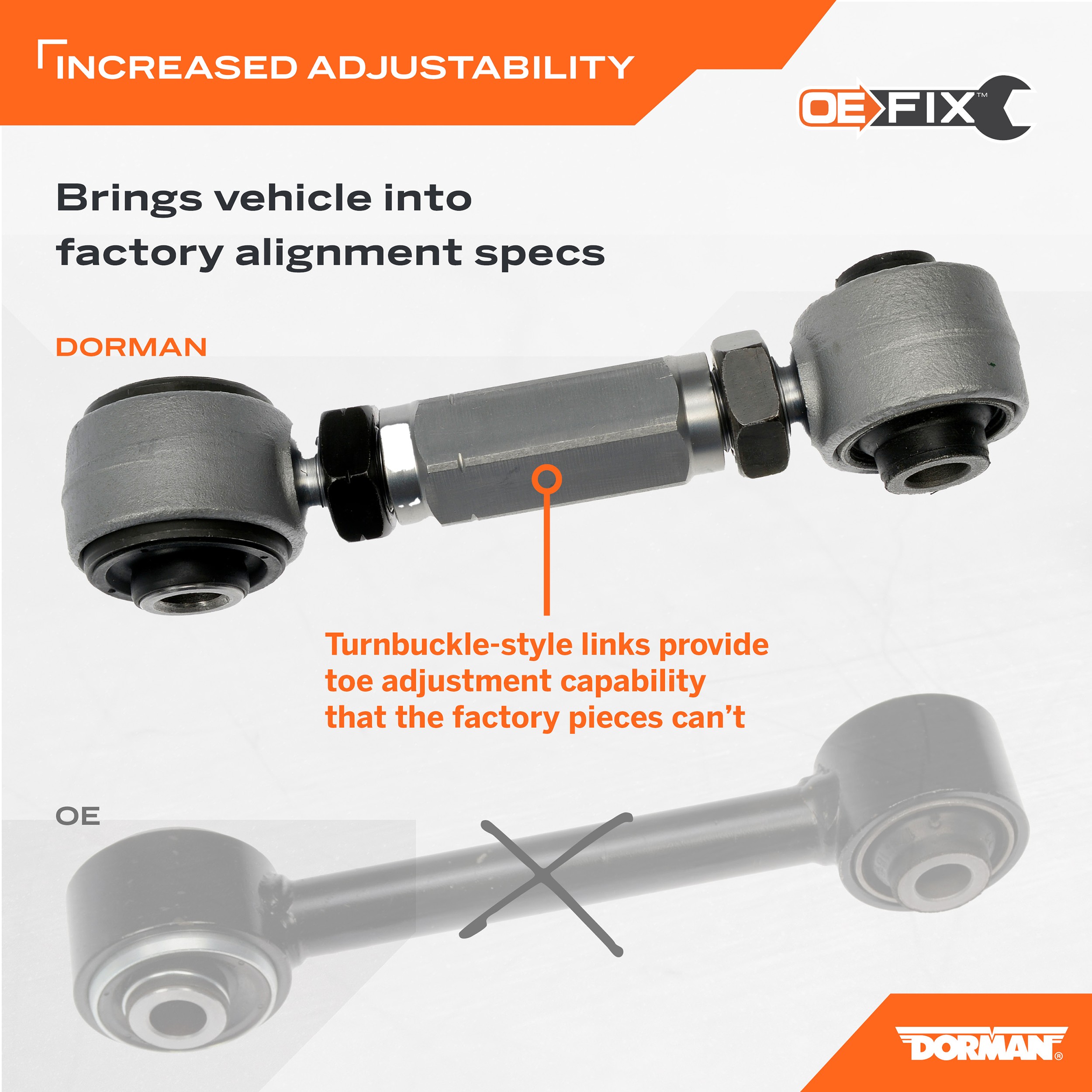 Dorman DOR-526-032 Alignment Toe Arm - Image 5