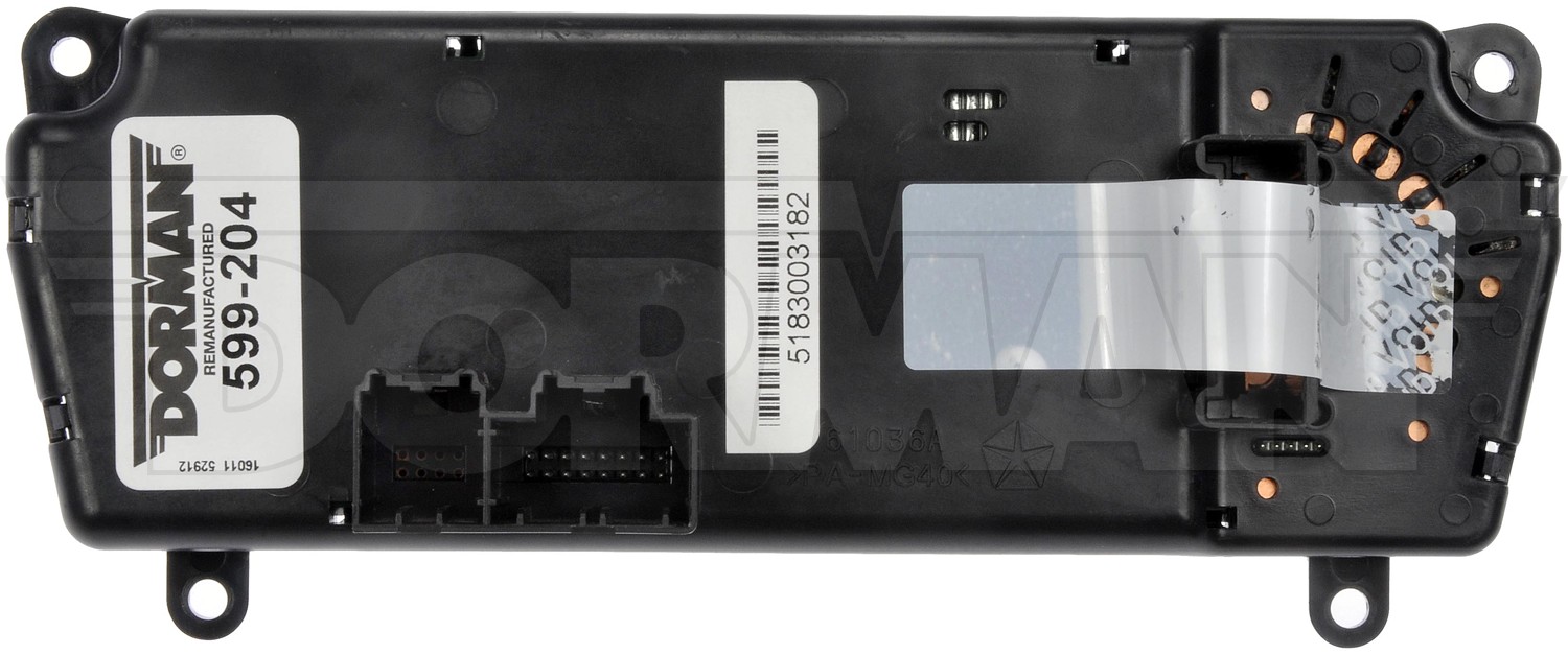 Dorman DOR-599-204 Remanufactured Climate Control Module