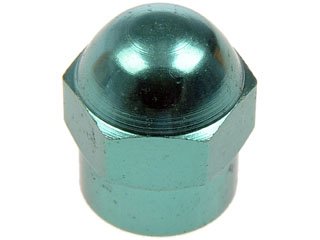 Dorman DOR-609-157 TPMS Green Anodized Aluminum Sealing Valve Cap - 50 Pcs.