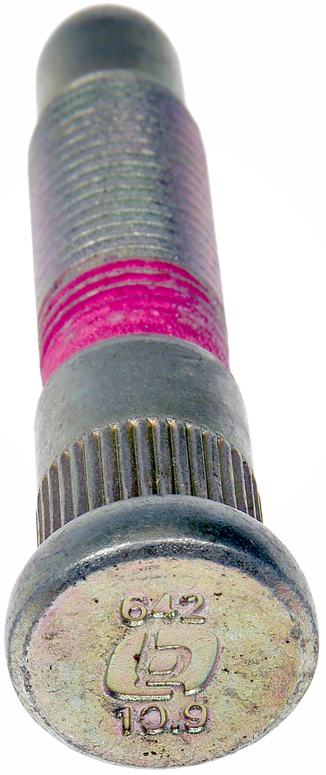 Dorman DOR-610-642 M14-1.50 Serrated Wheel Stud - 15.65 mm Knurl, 75.5 mm Length - Image 3