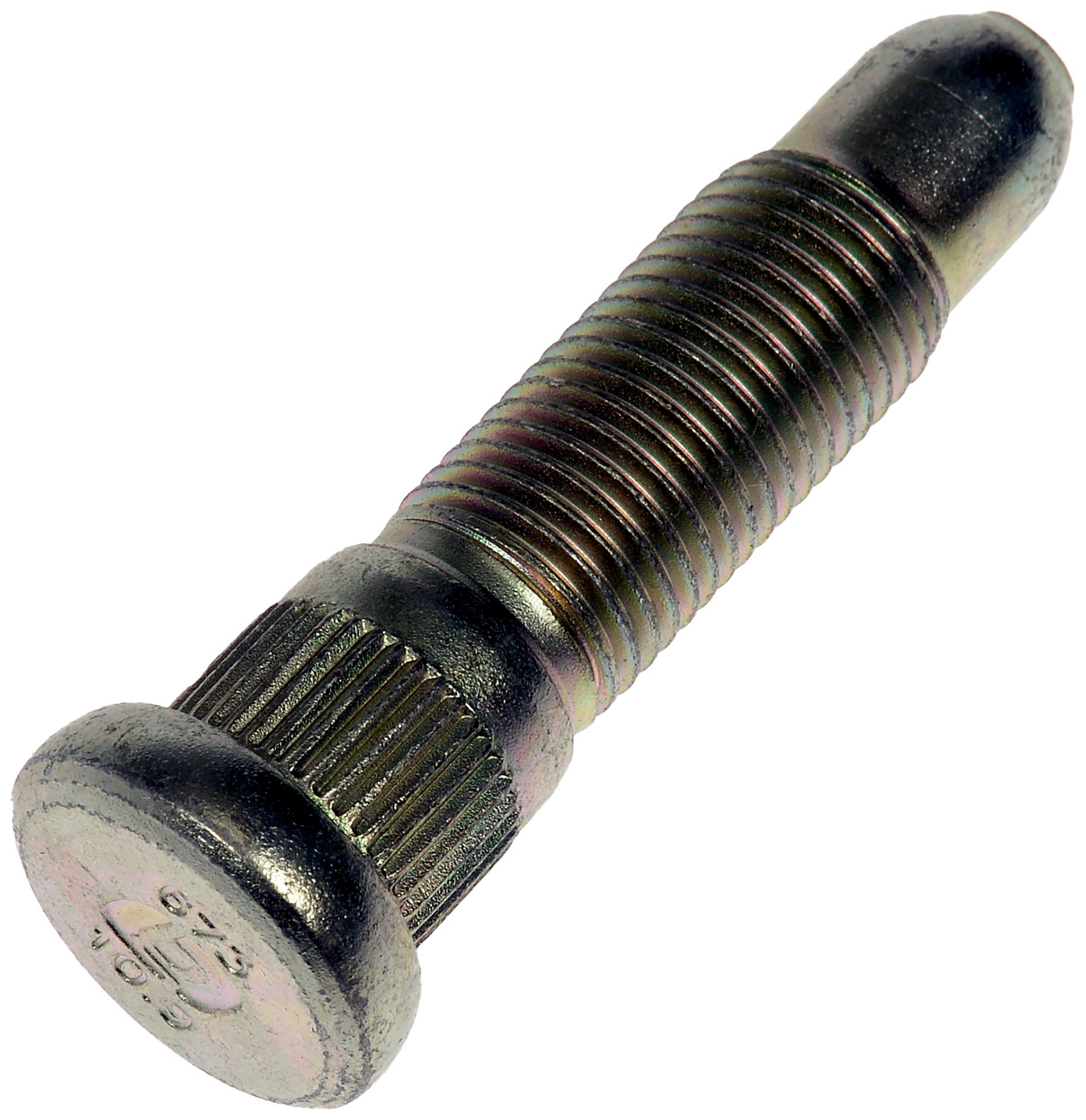 Dorman DOR-610-673 M14-1.50 Serrated Wheel Stud - 15.75 mm Knurl, 64.50 mm Length