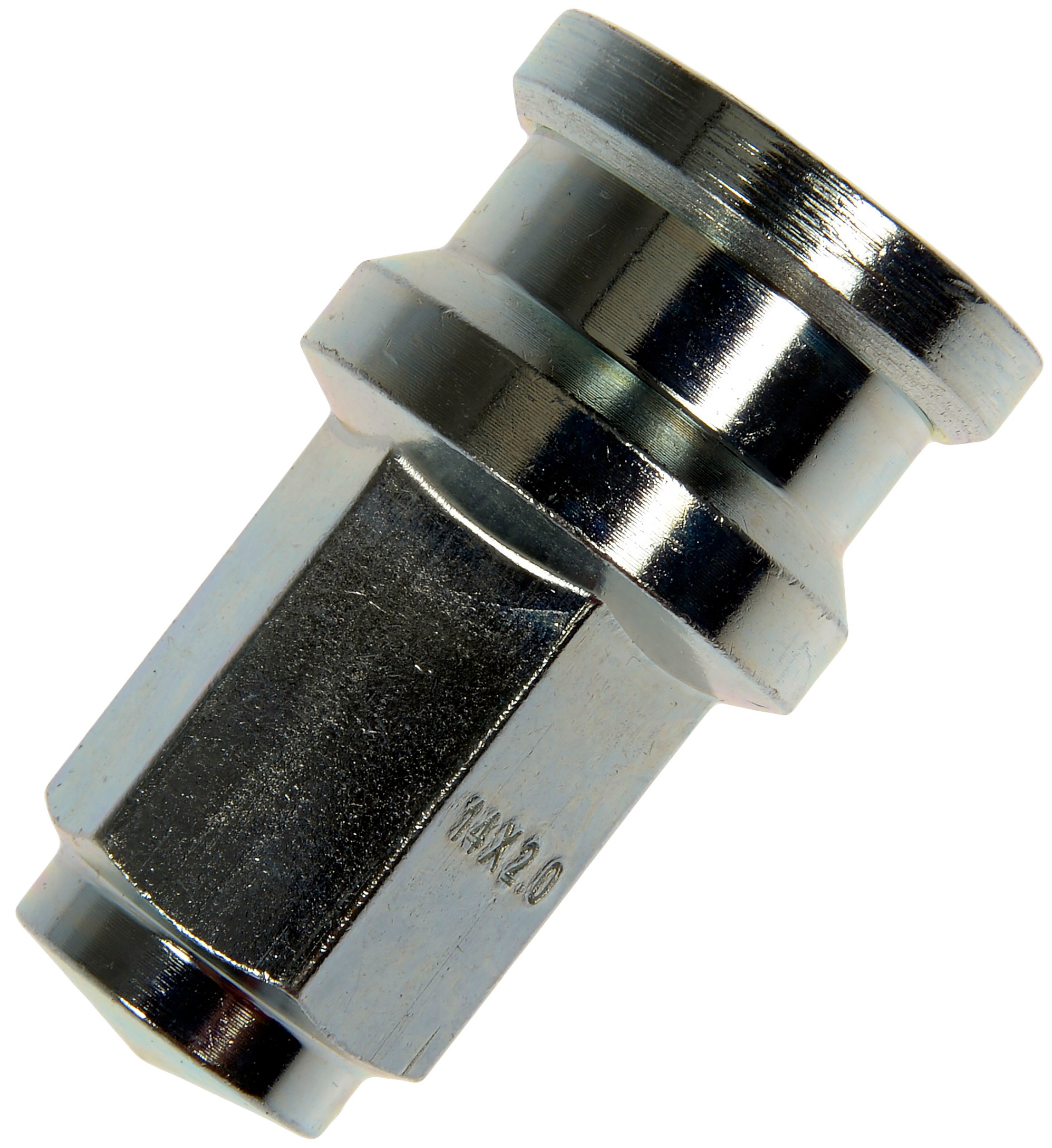 Dorman DOR-611-206 Wheel Nut M14-2.0 Flanged Flat Face - 21mm Hex, 50mm Length