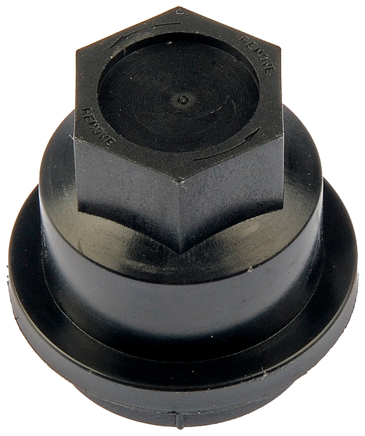 Dorman DOR-611-615 Black Wheel Nut Cover M24-2.0, Hex 19mm