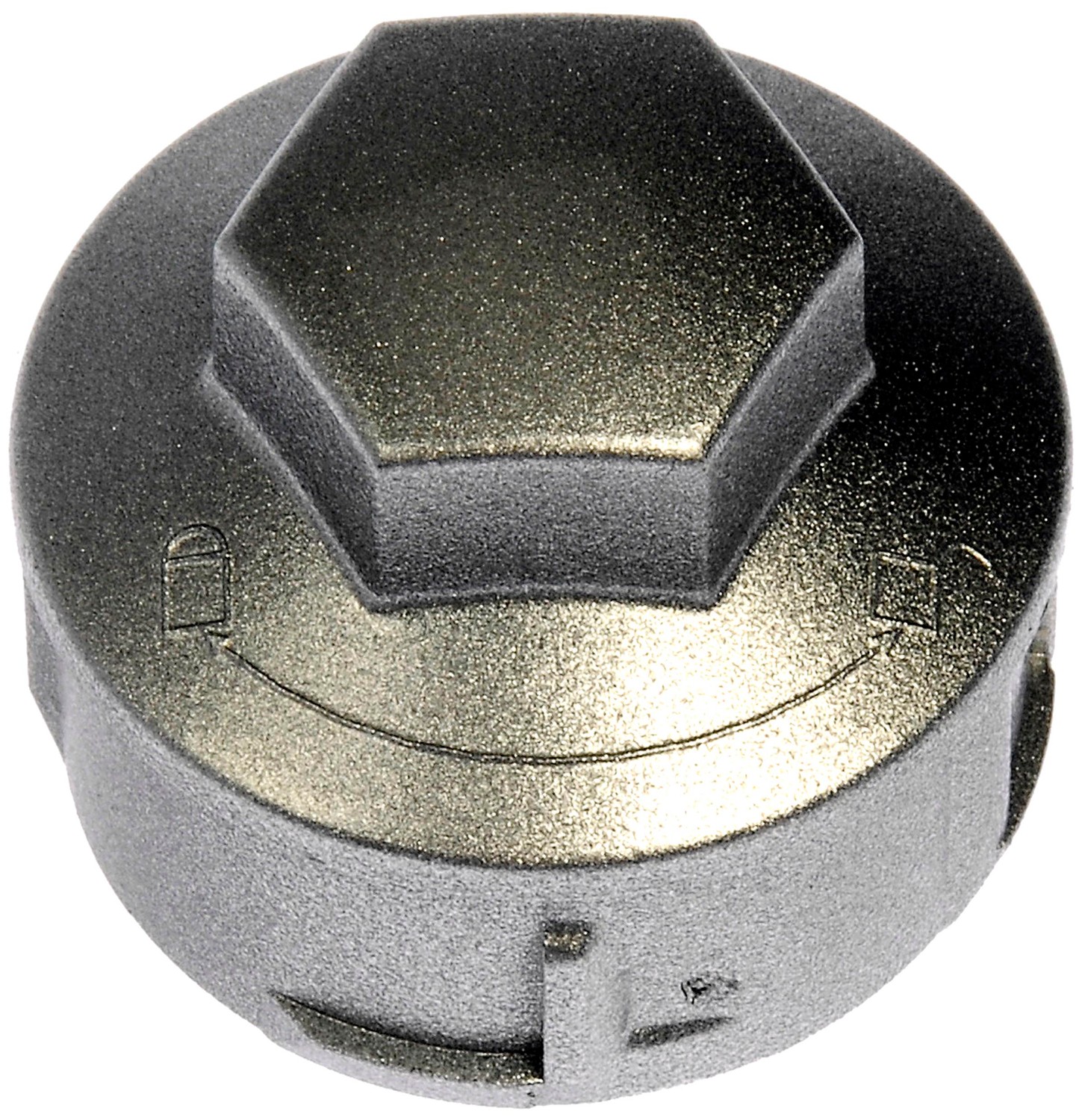 Dorman DOR-611-646 Silver Wheel Nut Cover, Screw and Lock Type, 19mm Hex