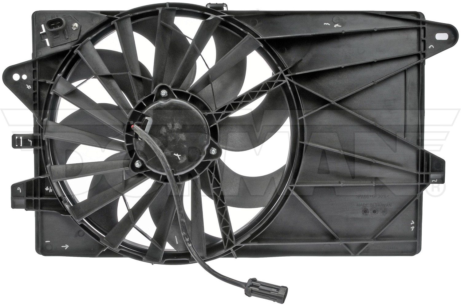 Dorman DOR-620-061 Radiator Fan Assembly With Resistor - Image 2