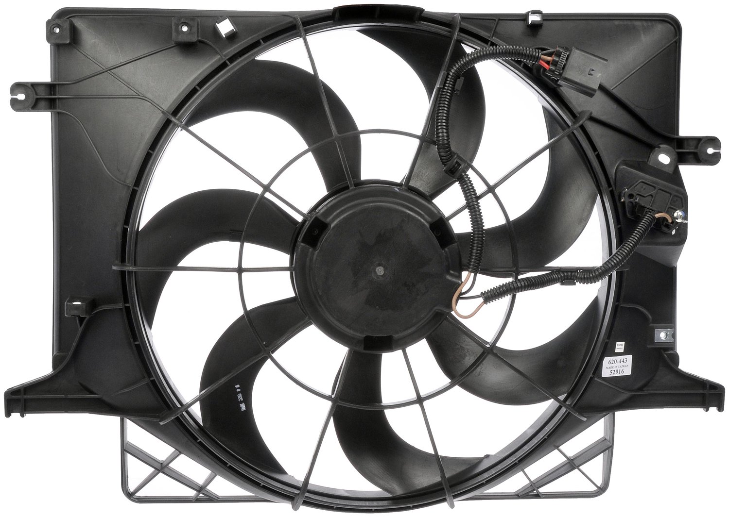 Dorman DOR-620-443 Radiator Fan Assembly Without Controller - Image 2