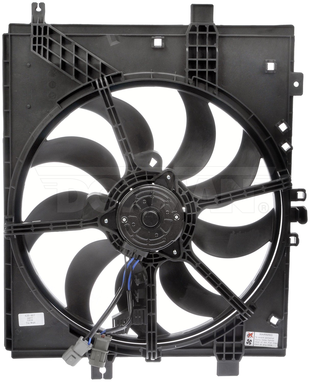 Dorman DOR-620-467 Radiator Fan Assembly Without Controller - Image 2