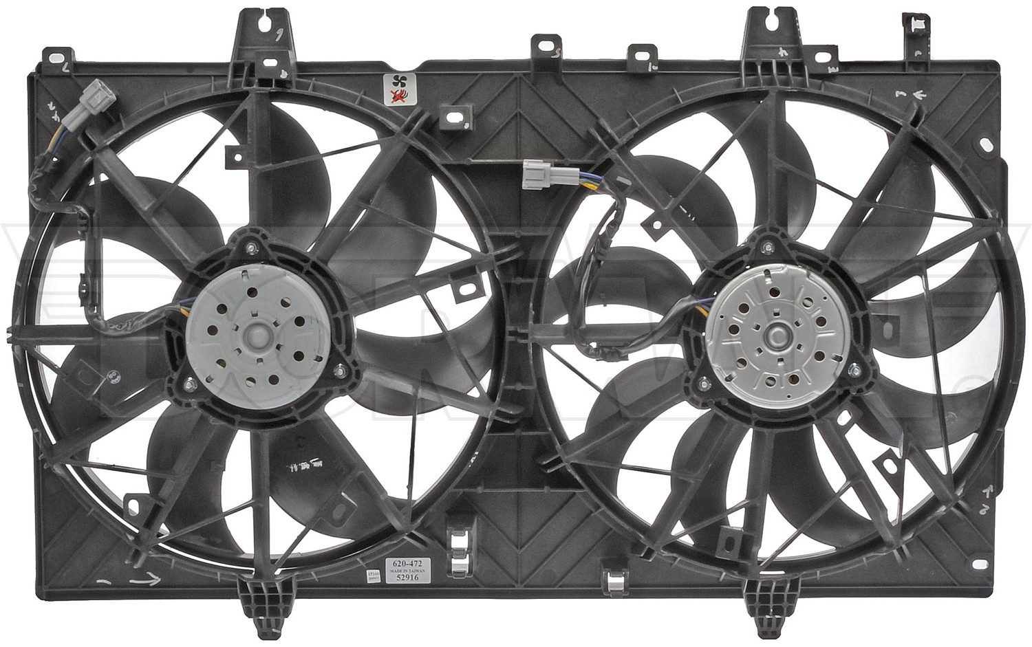 Dorman DOR-620-472 Dual Fan Assembly Without Controller - Image 3