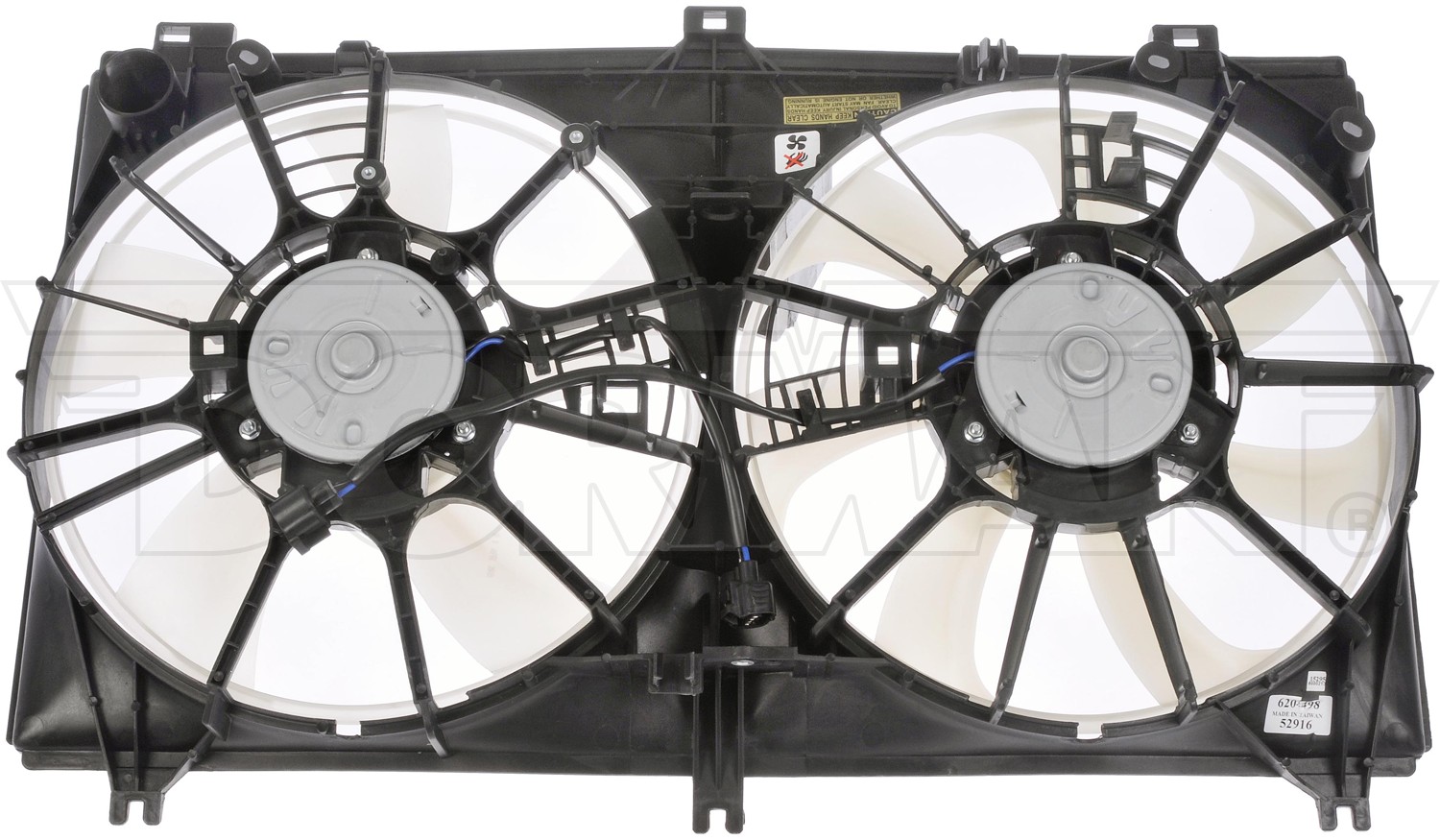 Dorman DOR-620-498 Dual Fan Assembly Without Controller - Image 2