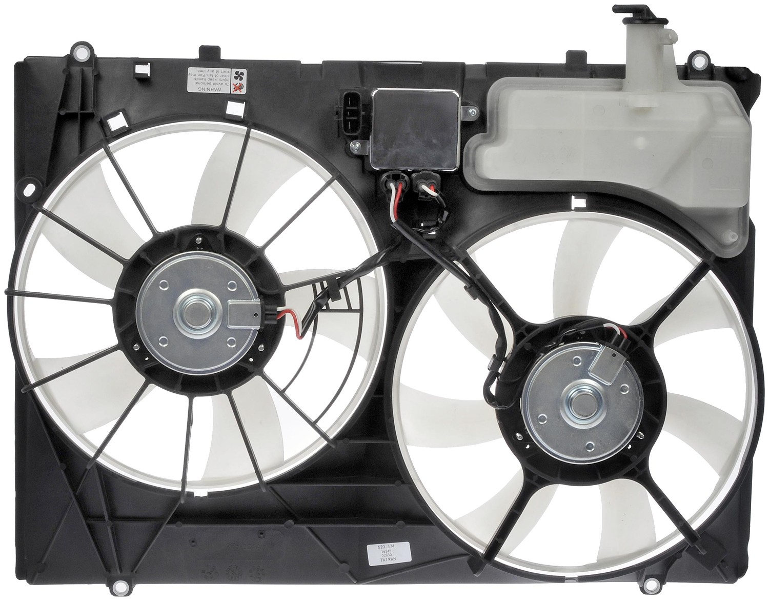 Dorman DOR-620-574 Dual Fan Assembly With Controller And Reservoir