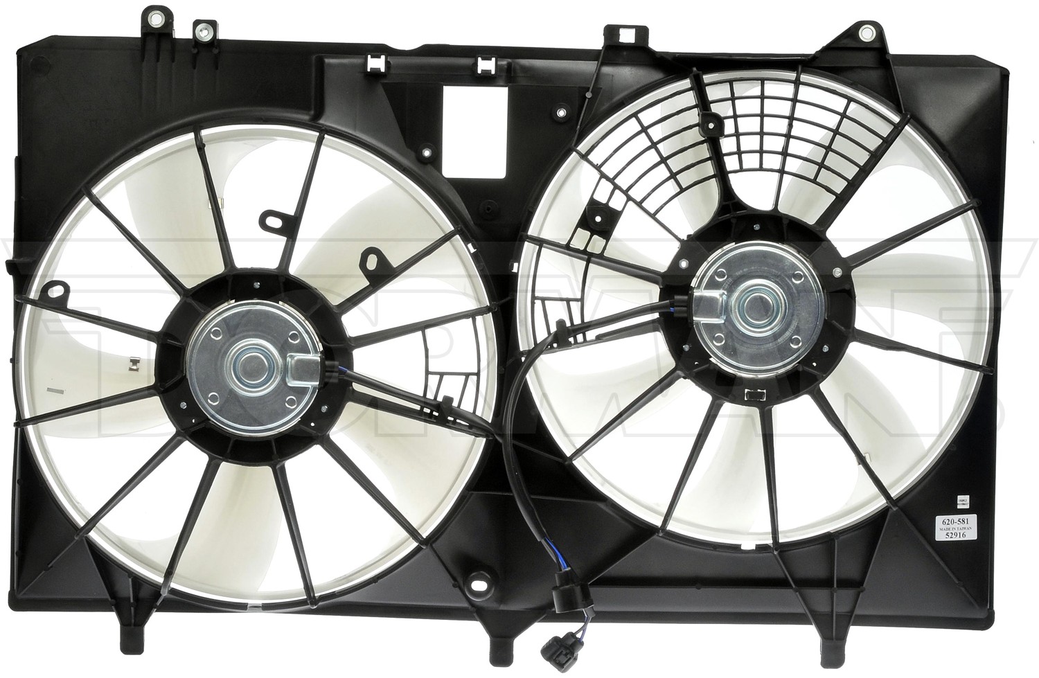 Dorman DOR-620-581 Dual Fan Assembly Without Controller