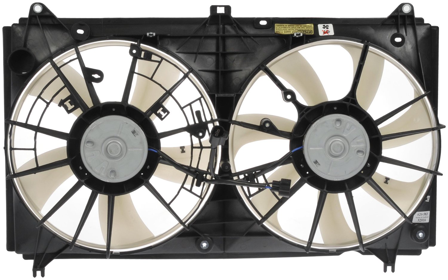 Dorman 620-583 Dual Fan Assembly Without Controller - Image 2