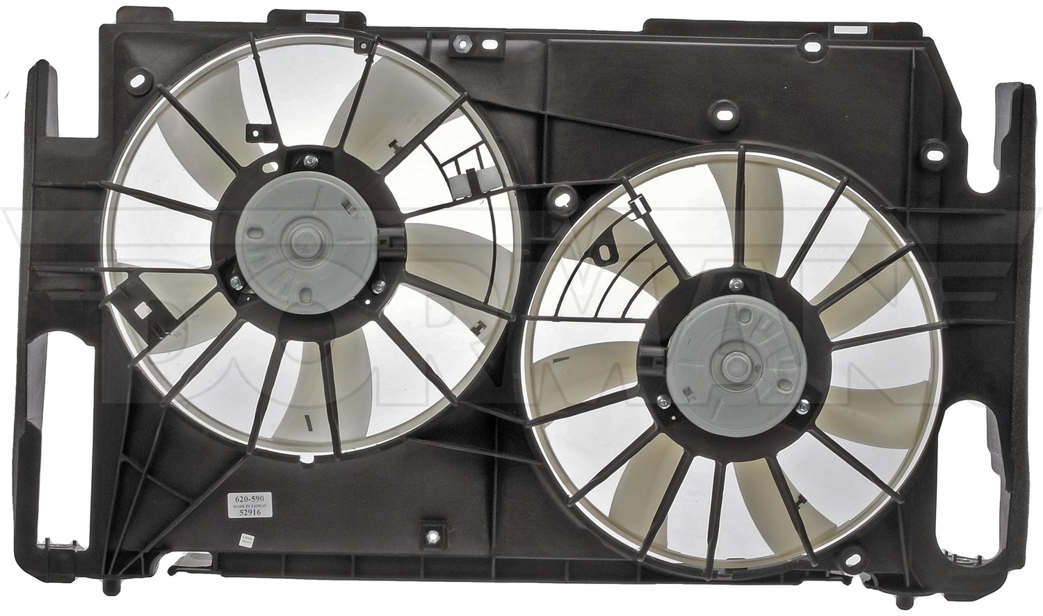 Dorman 620-590 Dual Fan Assembly Without Controller