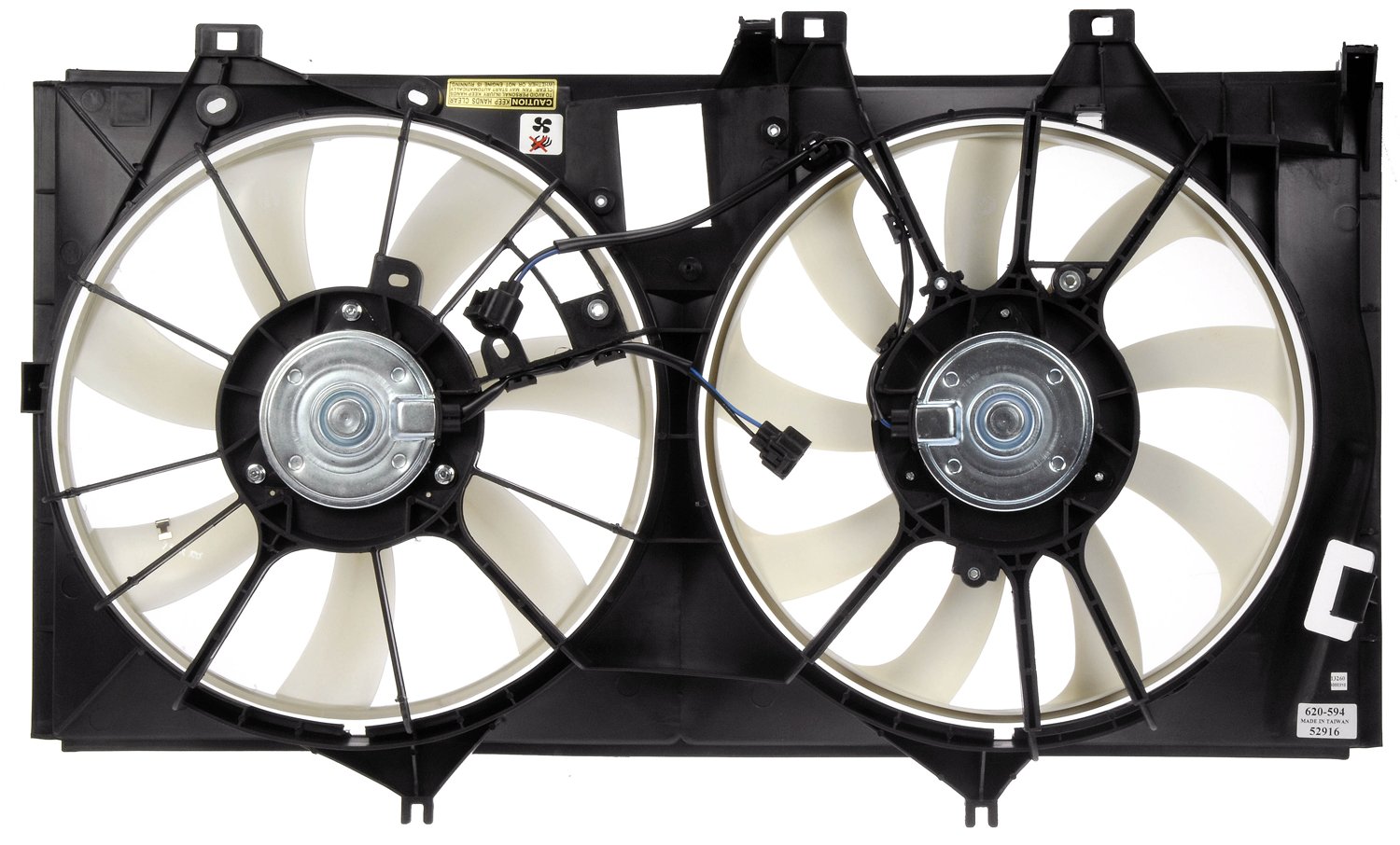 Dorman DOR-620-594 Dual Fan Assembly Without Controller
