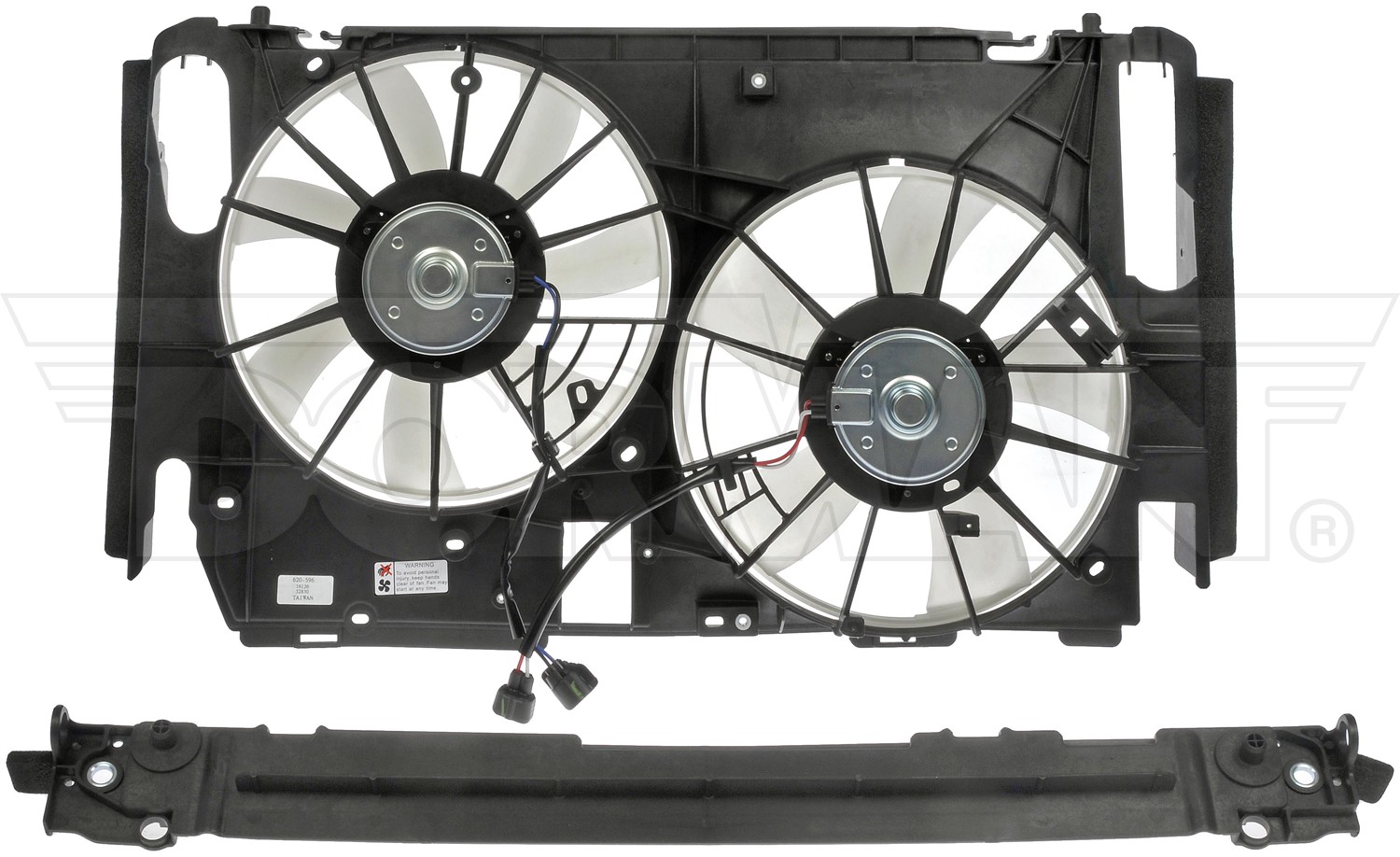 Dorman DOR-620-596 Dual Fan Assembly Without Controller - Image 3