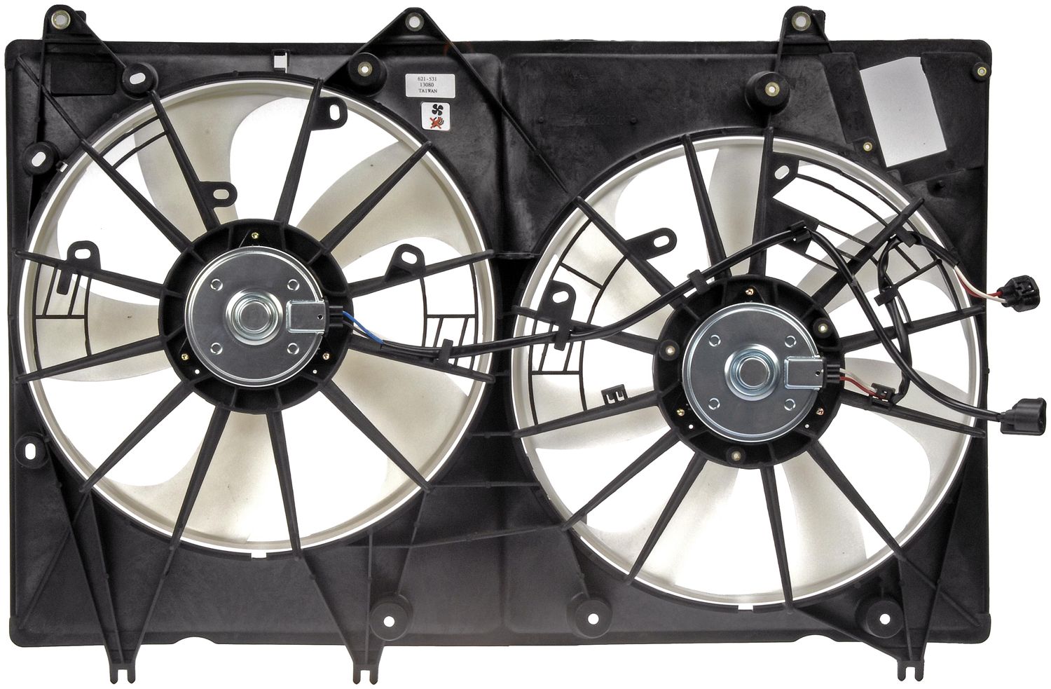 Dorman DOR-621-531 Dual Fan Assembly Without Controller