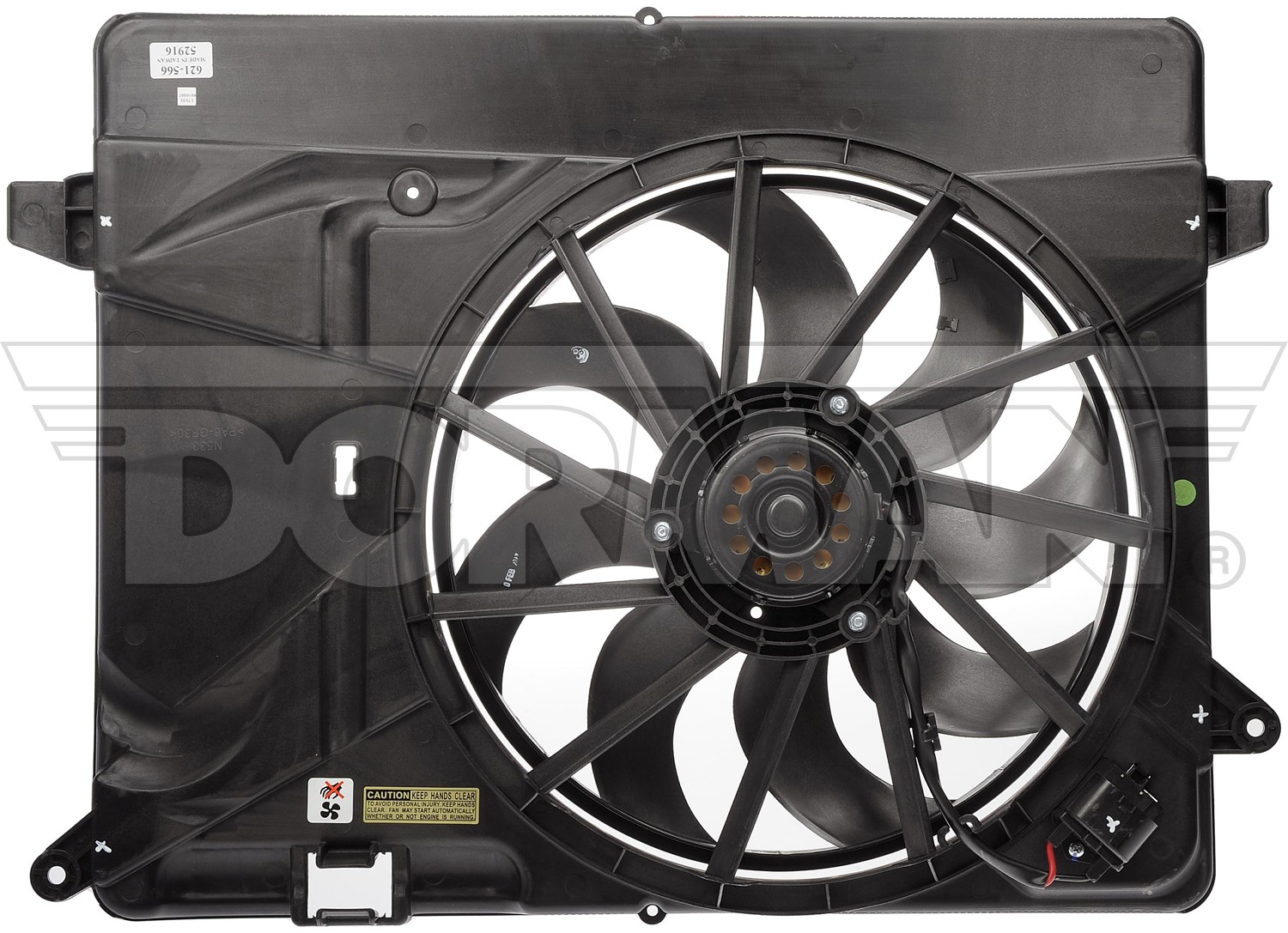Dorman DOR-621-566 Radiator Fan Assembly Without Controller