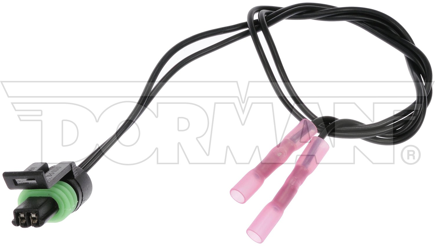 Dorman 645-1000 Two Wire Electrical Pigtail With Watertight Male Connector And Female Terminals